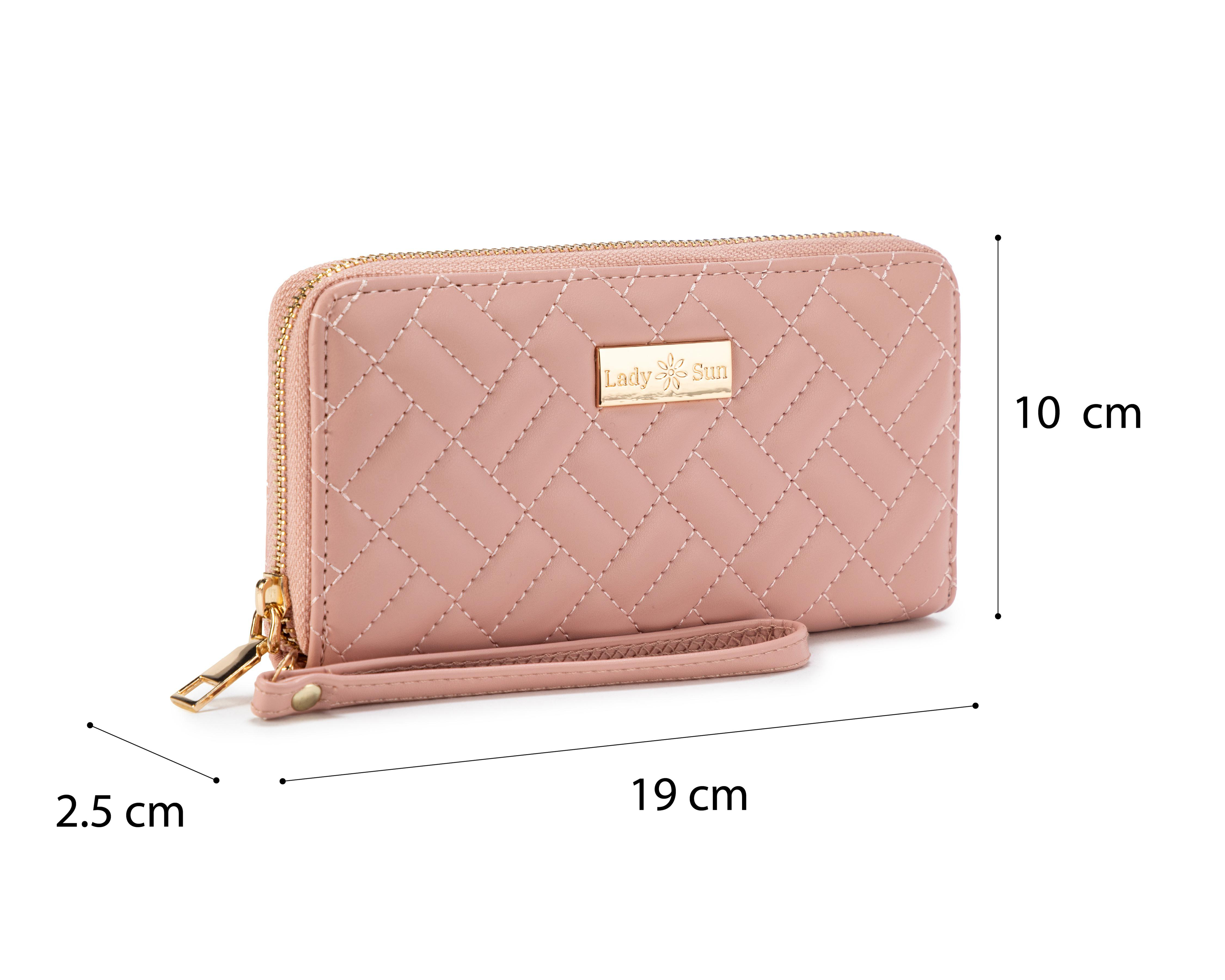 Foto 7 pulgar | Cartera para Mujer Lady Sun Rosa