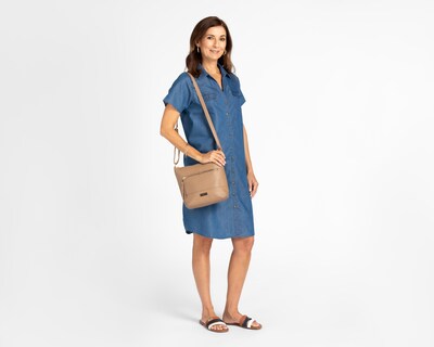 Foto 2 | Vestido Lady Sun Casual Tipo Mezclilla Cuello Americano con Botones