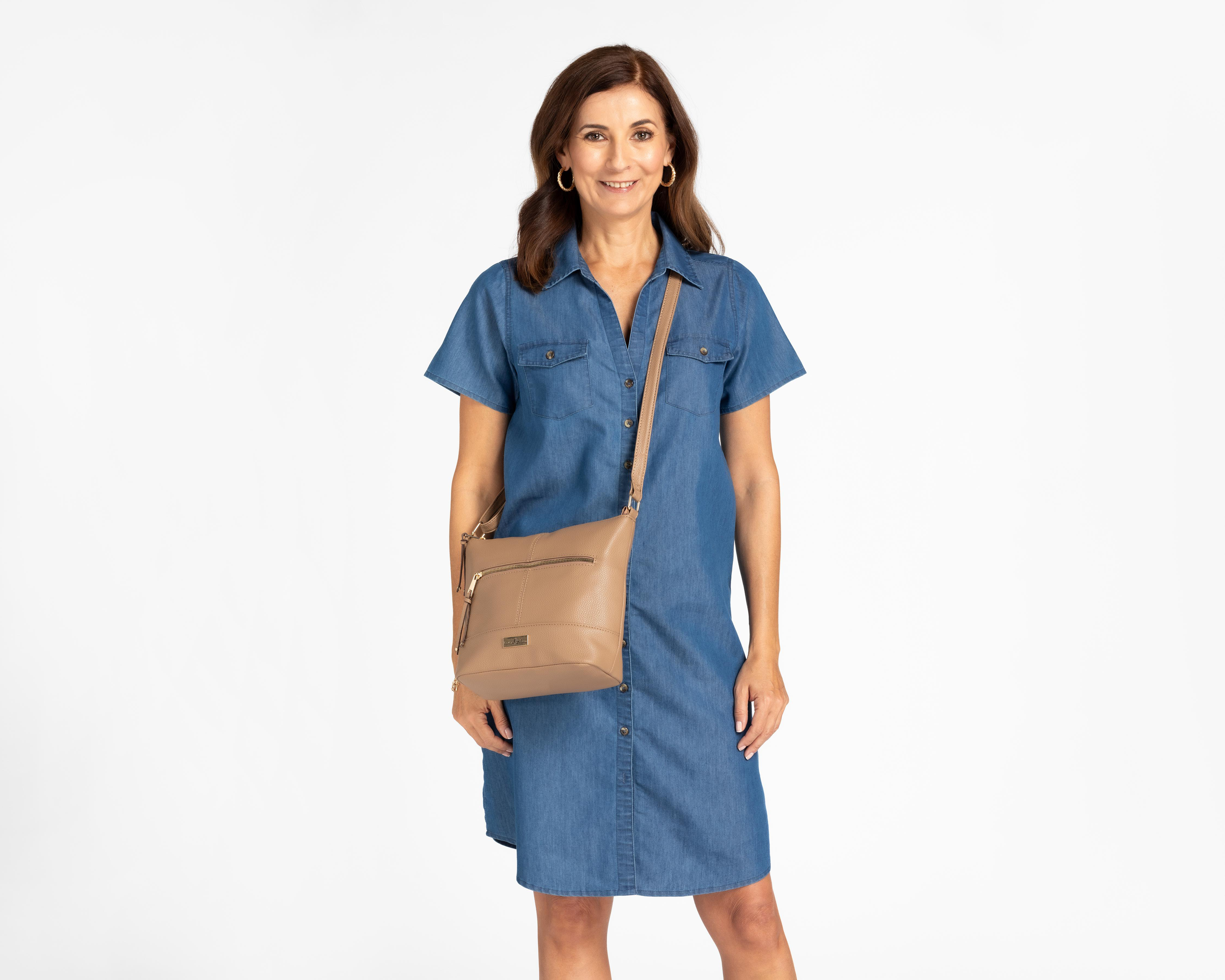 Foto 5 pulgar | Vestido Lady Sun Casual Tipo Mezclilla Cuello Americano con Botones