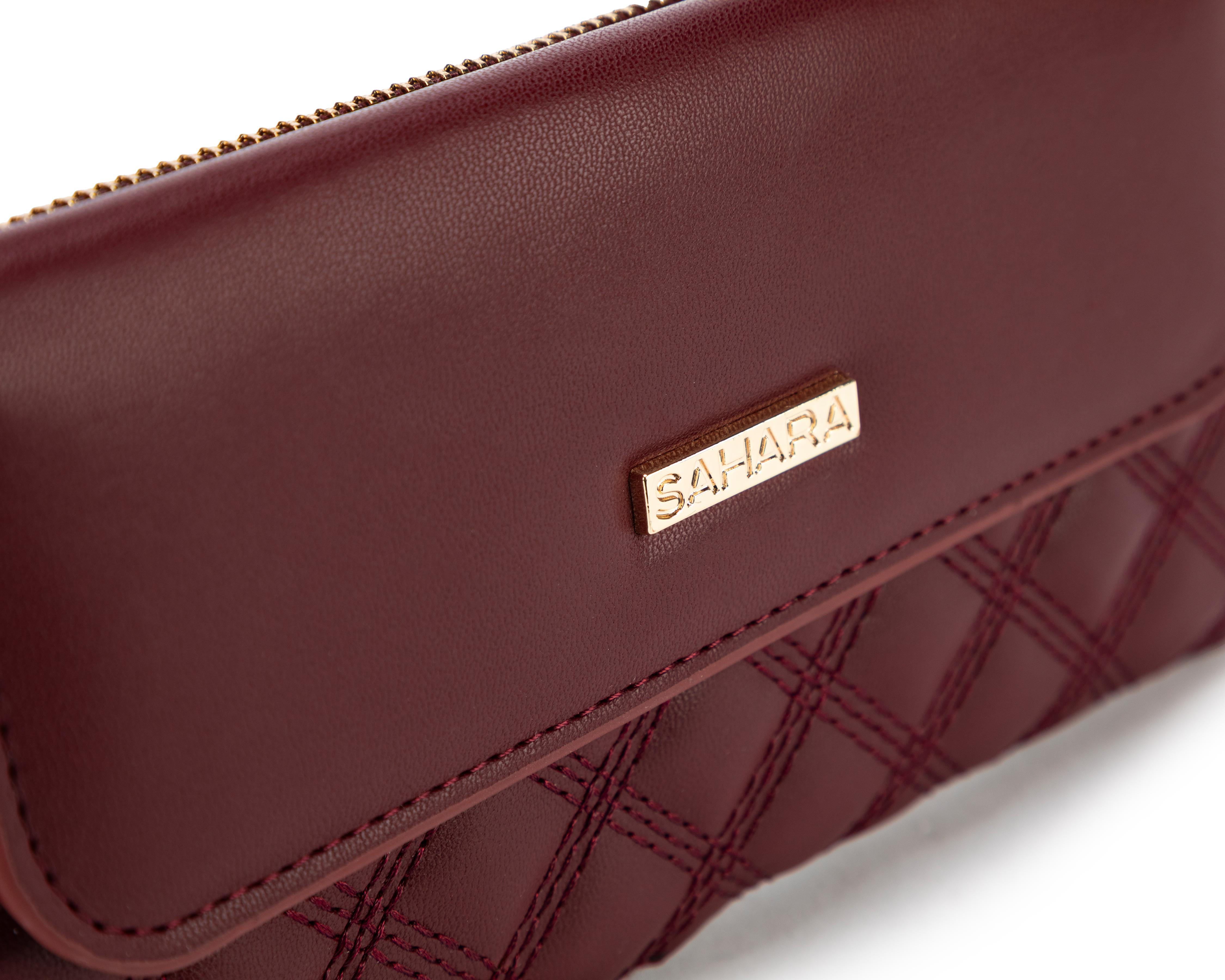 Foto 6 pulgar | Cartera para Mujer Sahara Roja