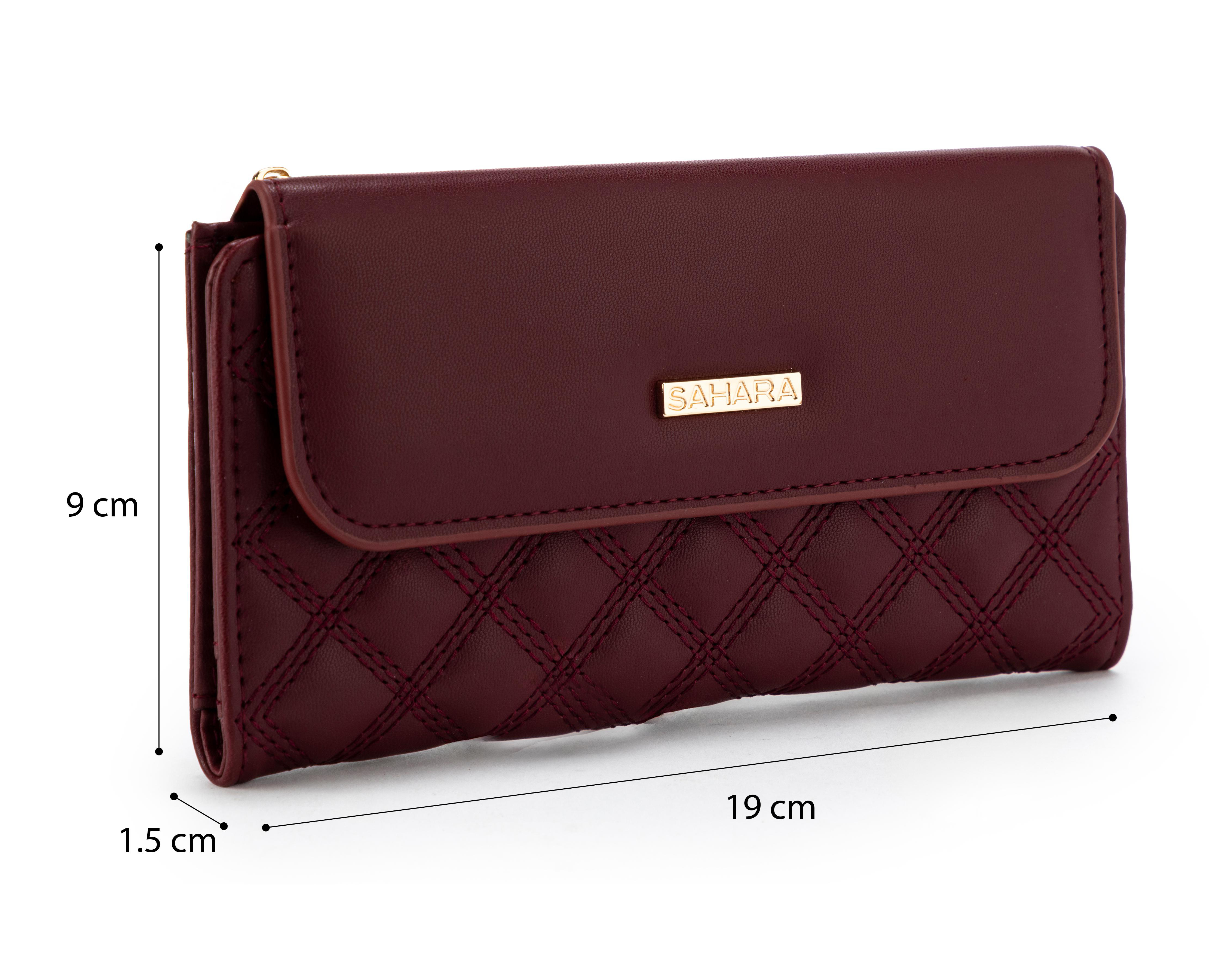 Foto 7 pulgar | Cartera para Mujer Sahara Roja