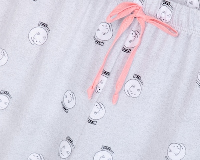 Foto 4 | Pijama Lovest Print de Gatos para Mujer