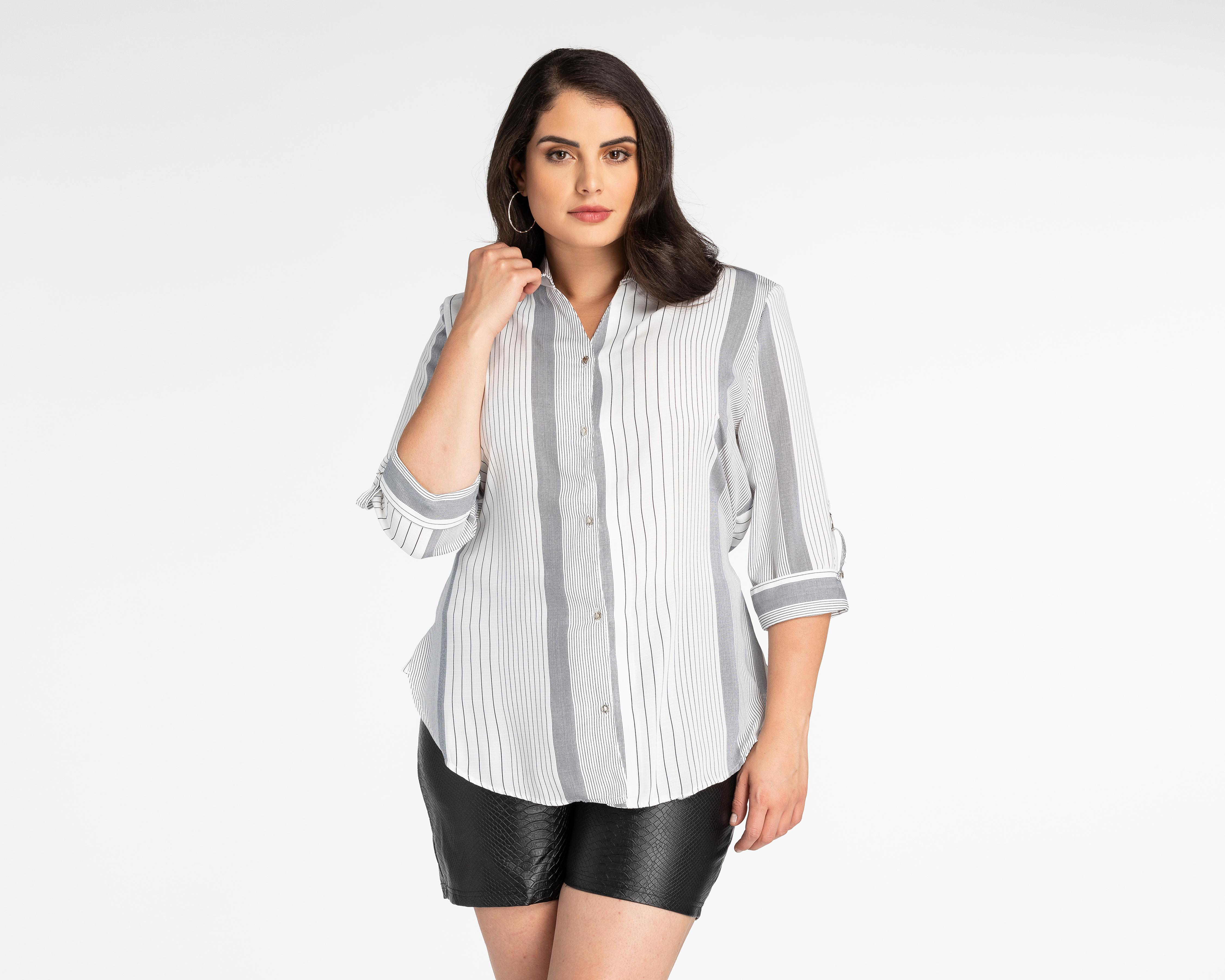 Foto 5 pulgar | Blusa Paloma Manga 3/4 a Rayas