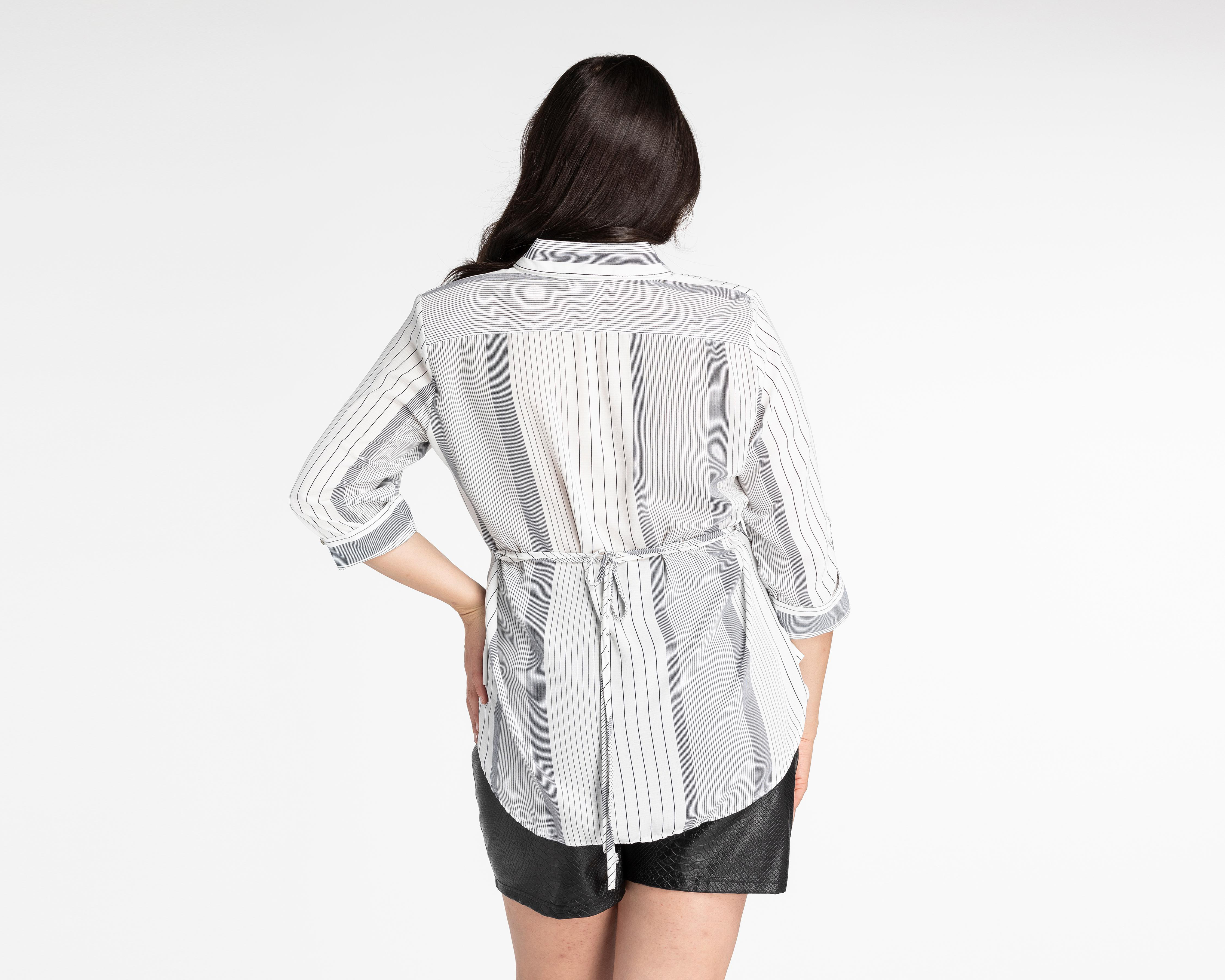 Foto 7 pulgar | Blusa Paloma Manga 3/4 a Rayas