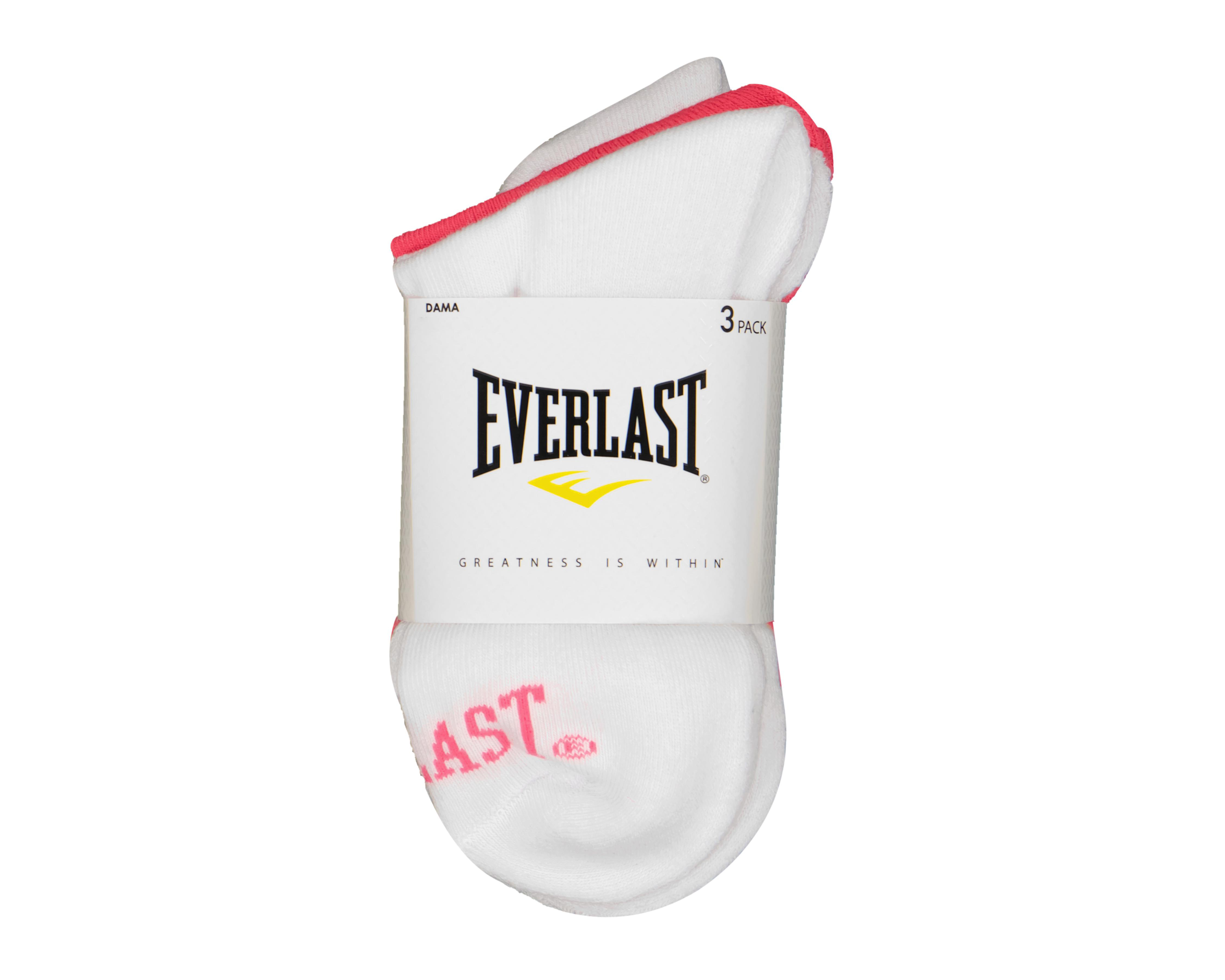 Foto 4 pulgar | Calcetas Deportivas Everlast para Mujer 3 Pares
