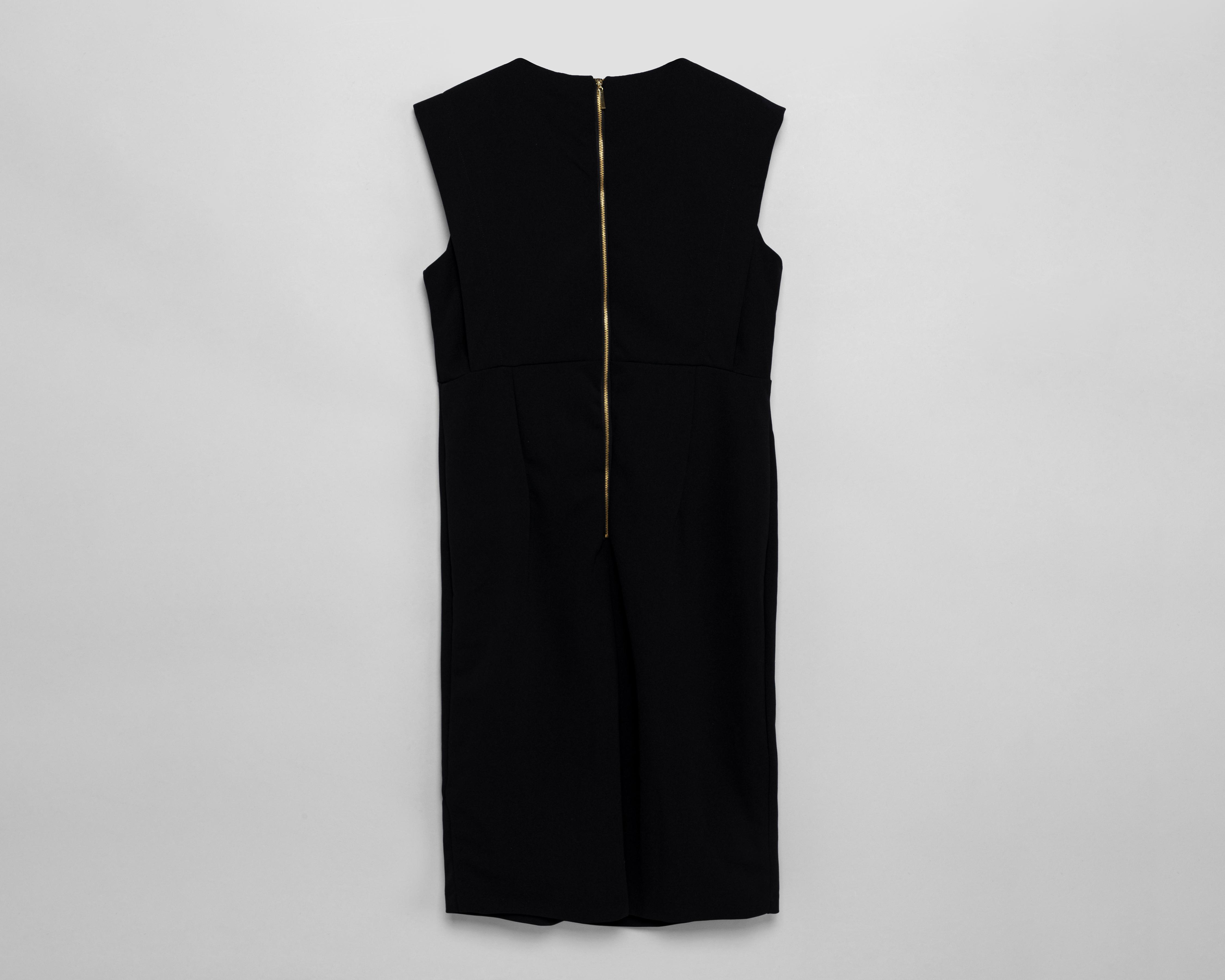 Foto 2 | Vestido Sahara Casual sin Mangas Negro