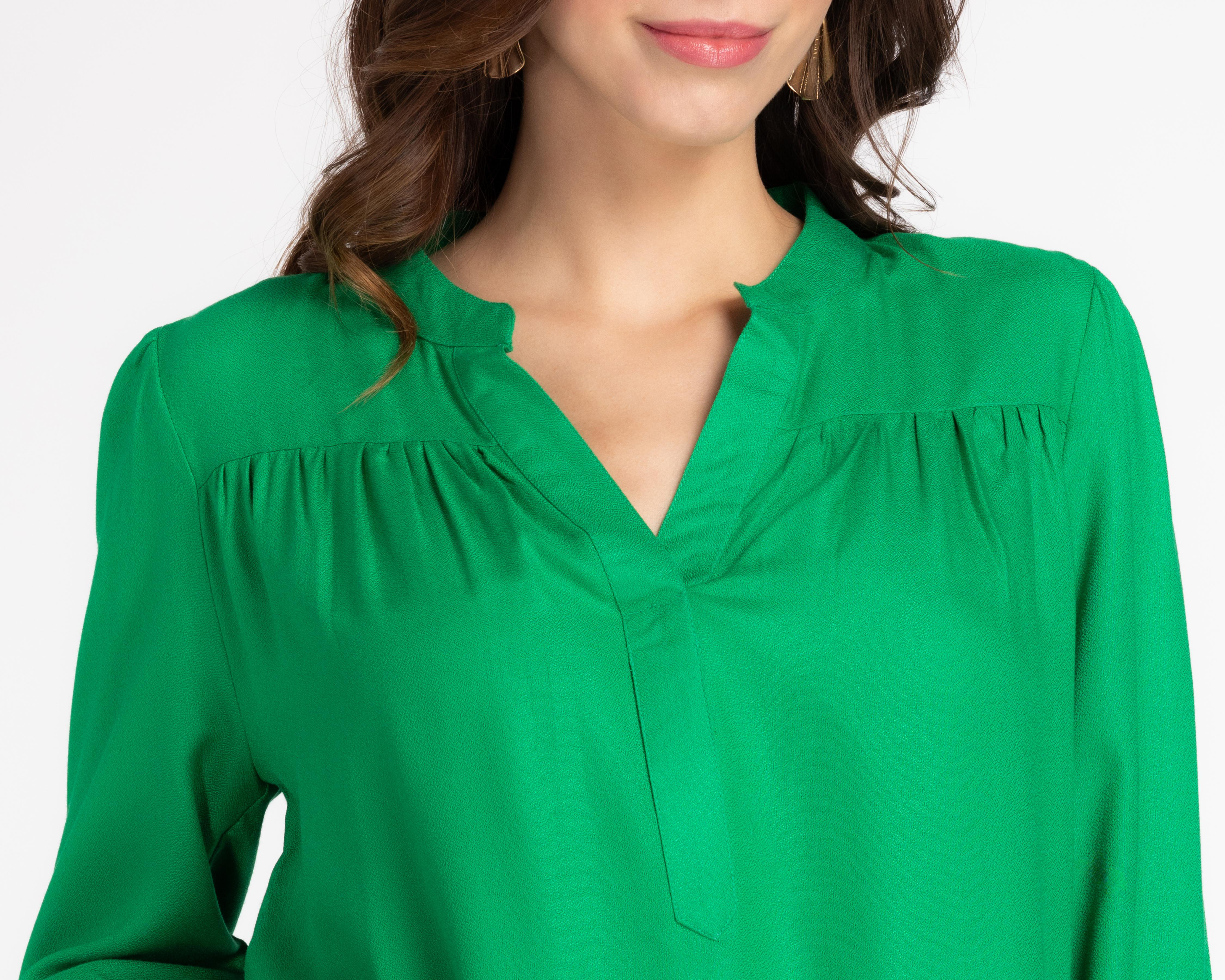 Foto 5 pulgar | Blusa Sahara Manga Larga Escote V