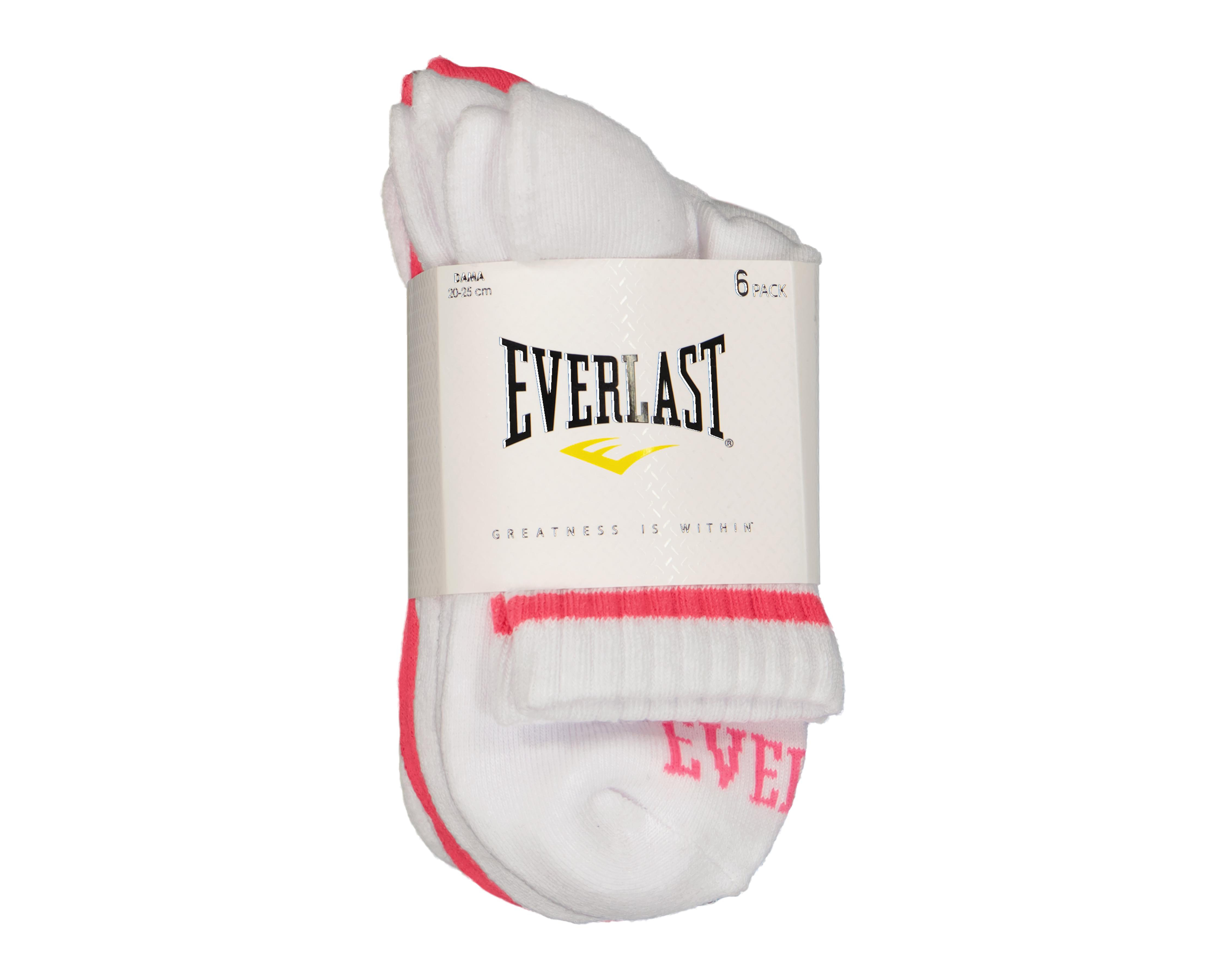 Foto 4 pulgar | Calcetas Deportivas Everlast para Mujer 6 Pares