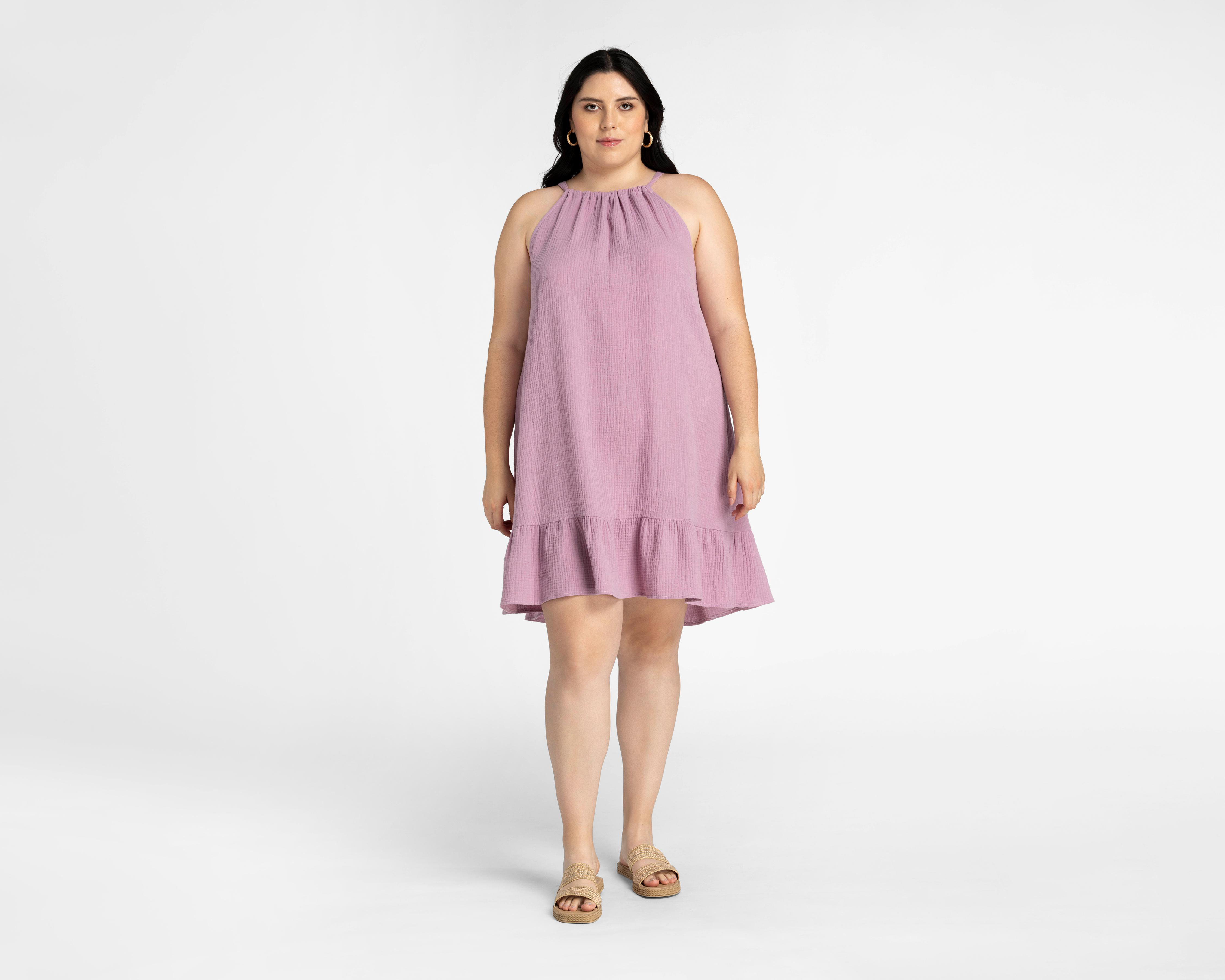 Foto 4 | Vestido Lady Sun de Playa Cuello Halter con Holán