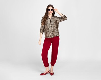 Foto 2 | Blusa Sahara Manga Larga para Mujer