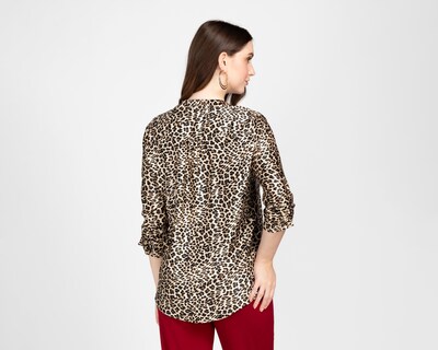 Foto 3 | Blusa Sahara Manga Larga para Mujer