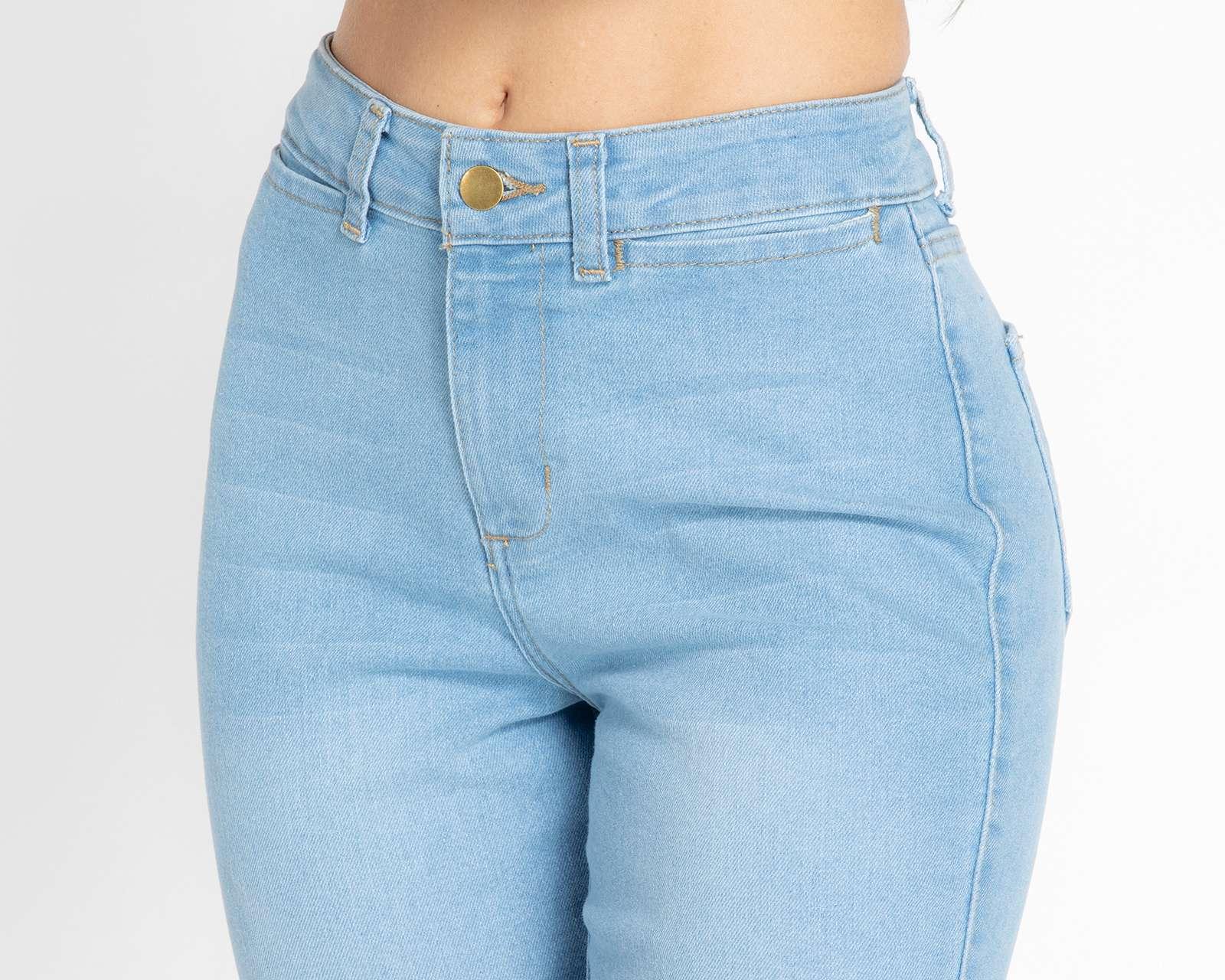 Foto 5 | Jeans Bebe Flare Azul
