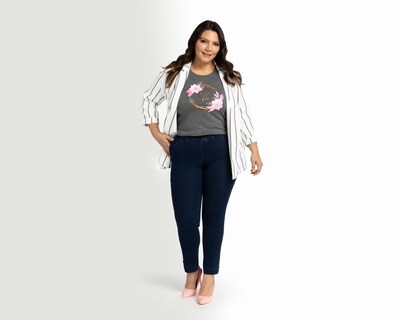 Foto 2 | Playera Lady Sun Gris con Estampado