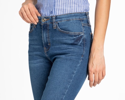 Foto 4 | Jeans Sahara Skinny Azul