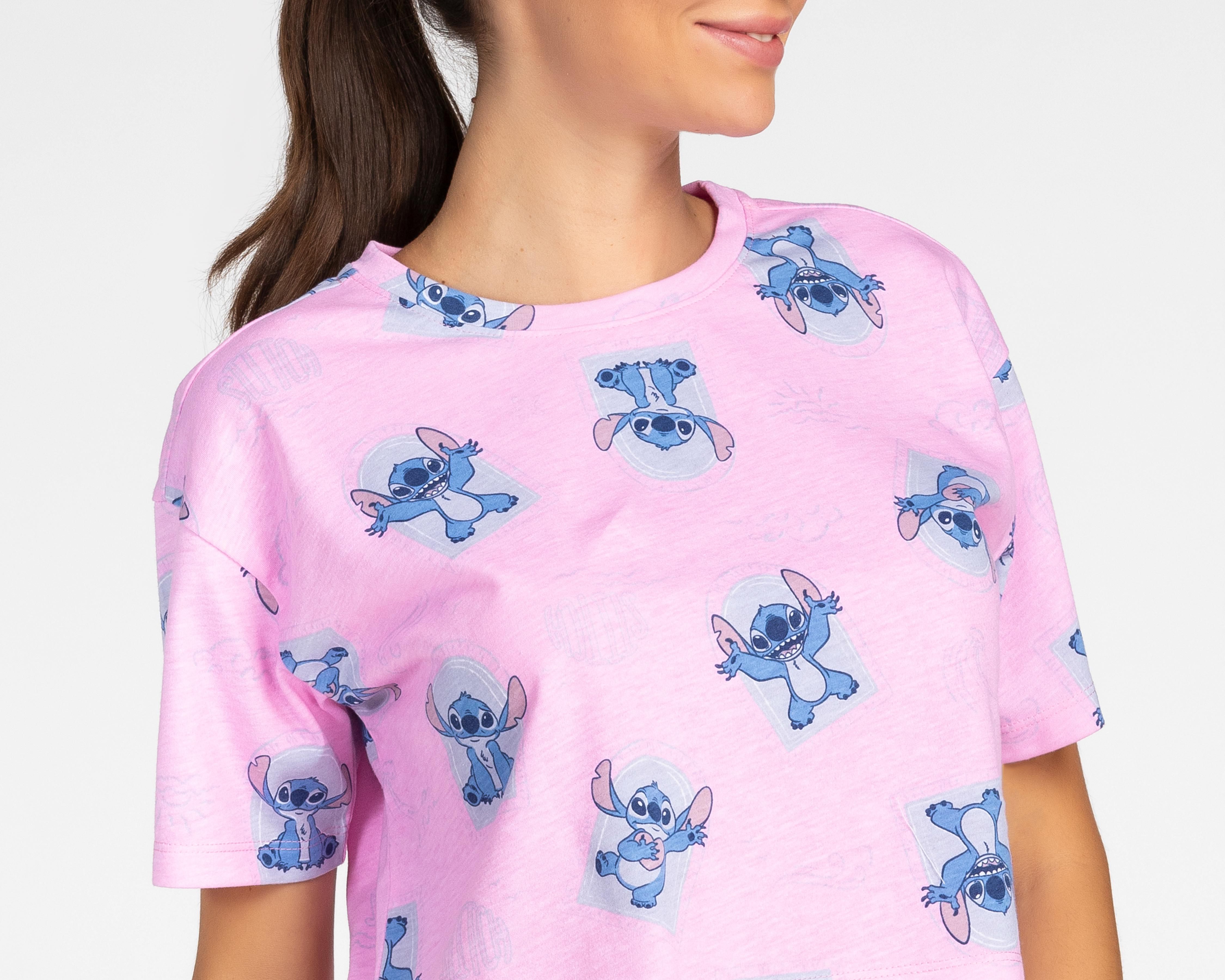 Foto 4 pulgar | Pijama Disney Lilo & Stitch para Mujer