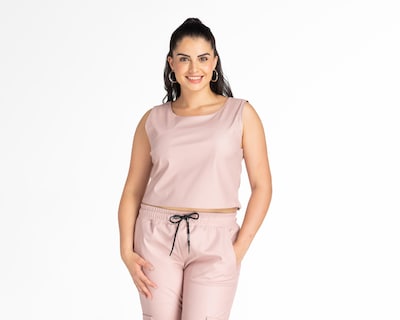 Foto 1 | Crop Top Boy London sin Mangas Rosa