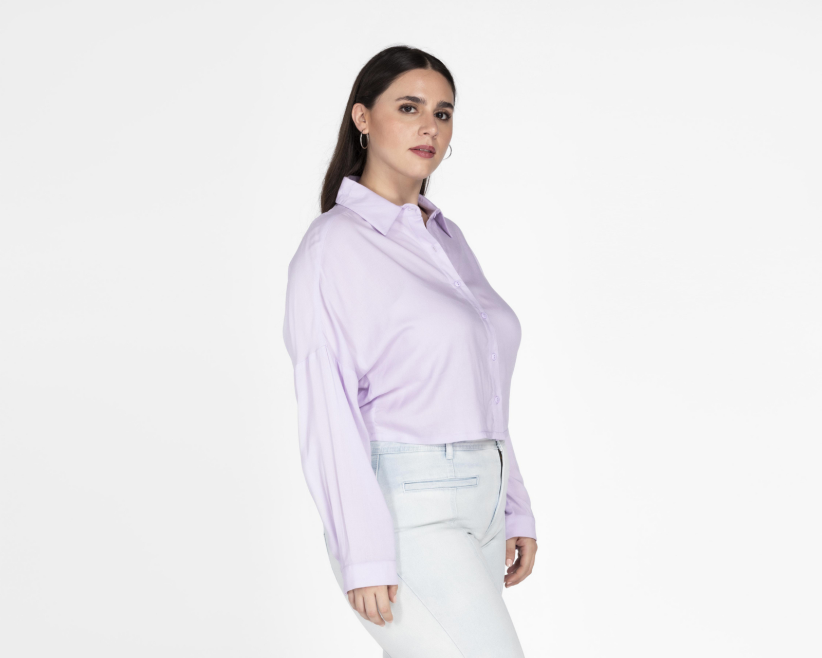 Foto 4 | Blusa 18 Forever Lila con Manga Larga