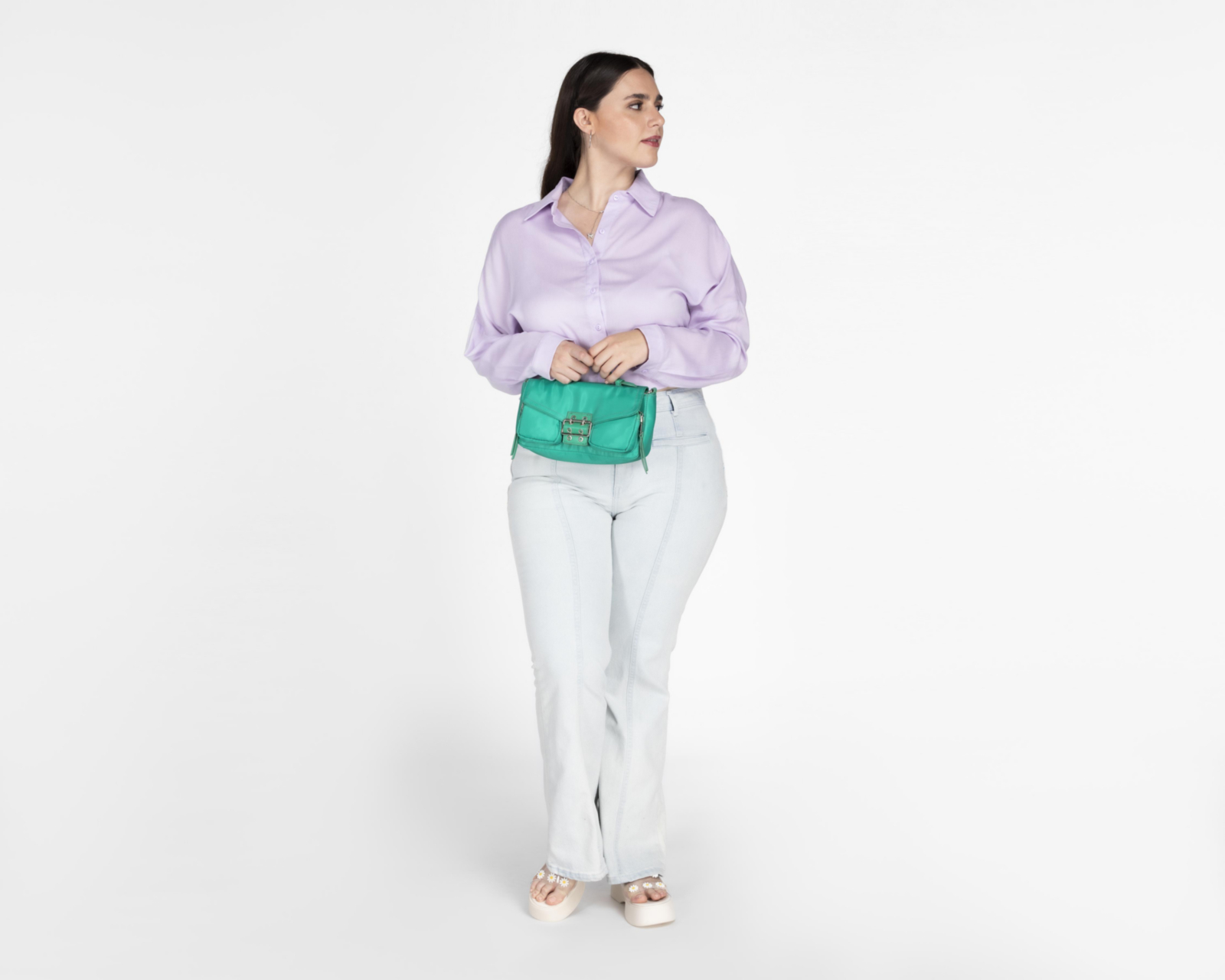 Foto 6 pulgar | Blusa 18 Forever Lila con Manga Larga