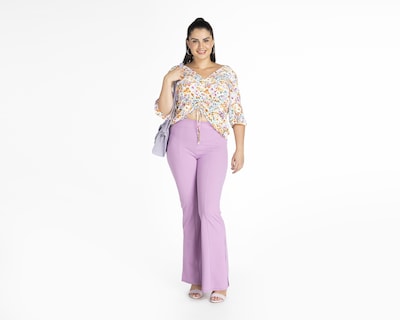 Foto 5 | Blusa 18 Forever Estampado Floral con Cordón