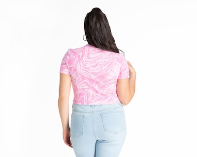 Foto 5 | Playera Barbie Rosa
