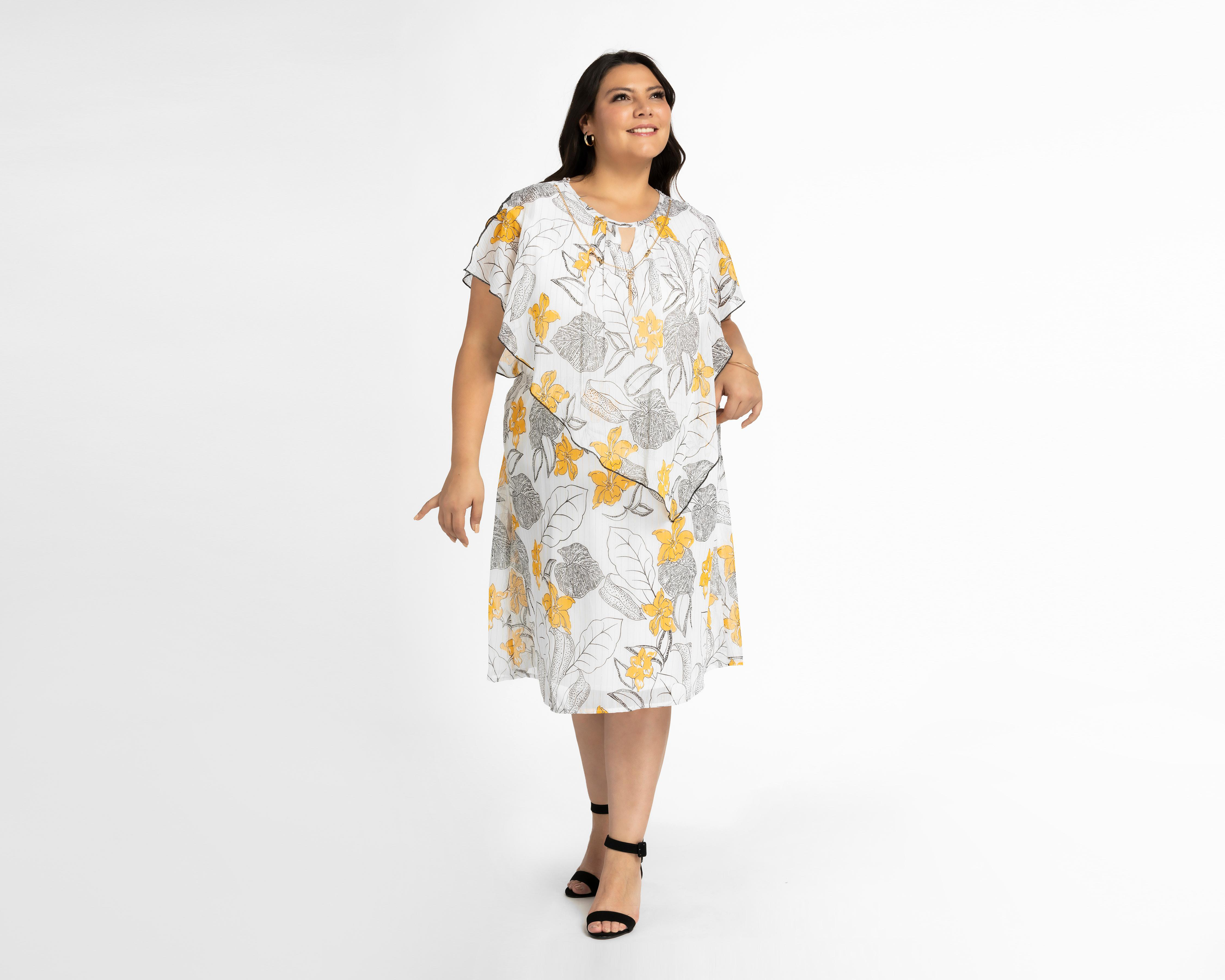 Foto 1 | Blusa y Falda Sahara Estampadas