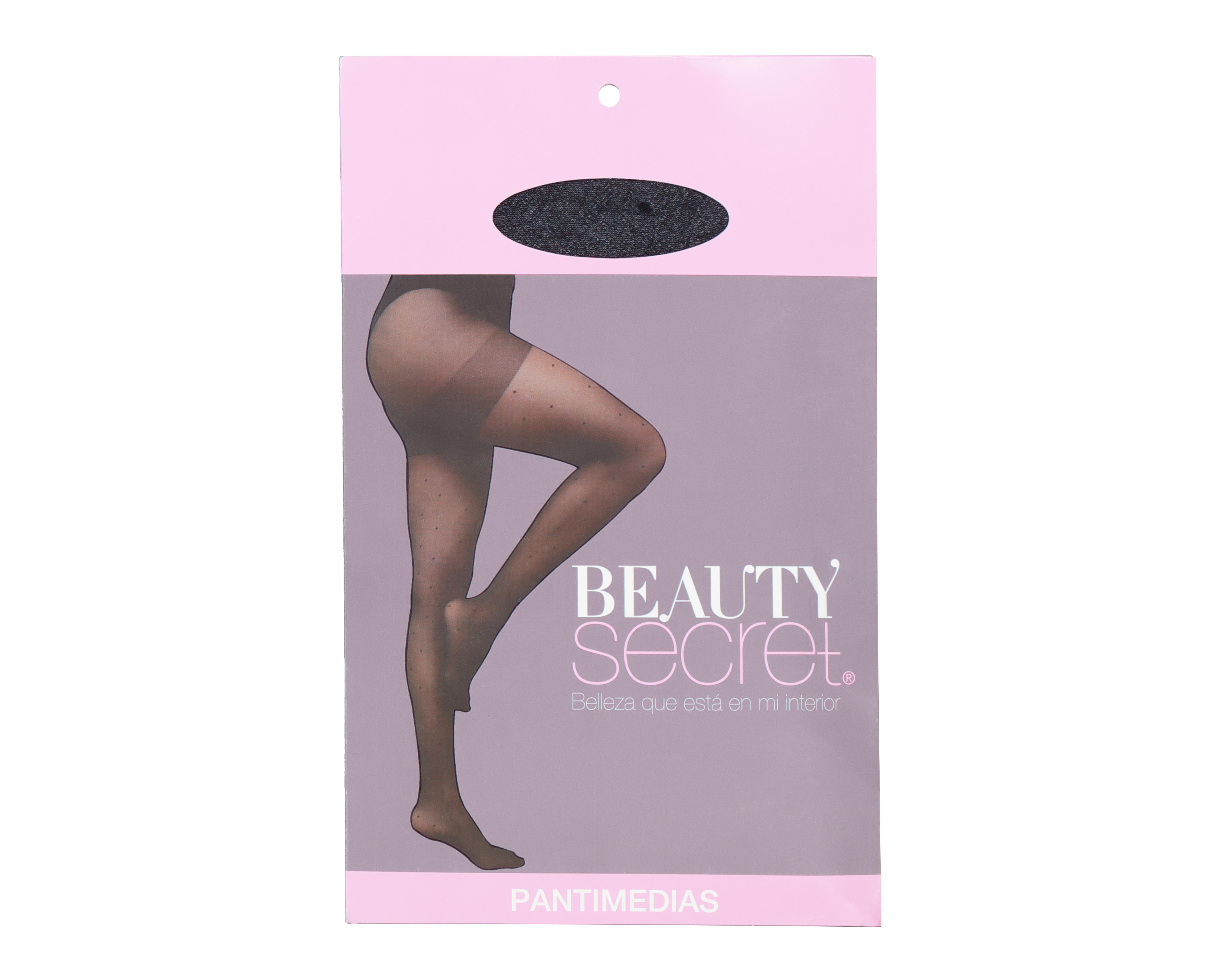 Foto 4 pulgar | Pantimedias Beauty Secret Negras