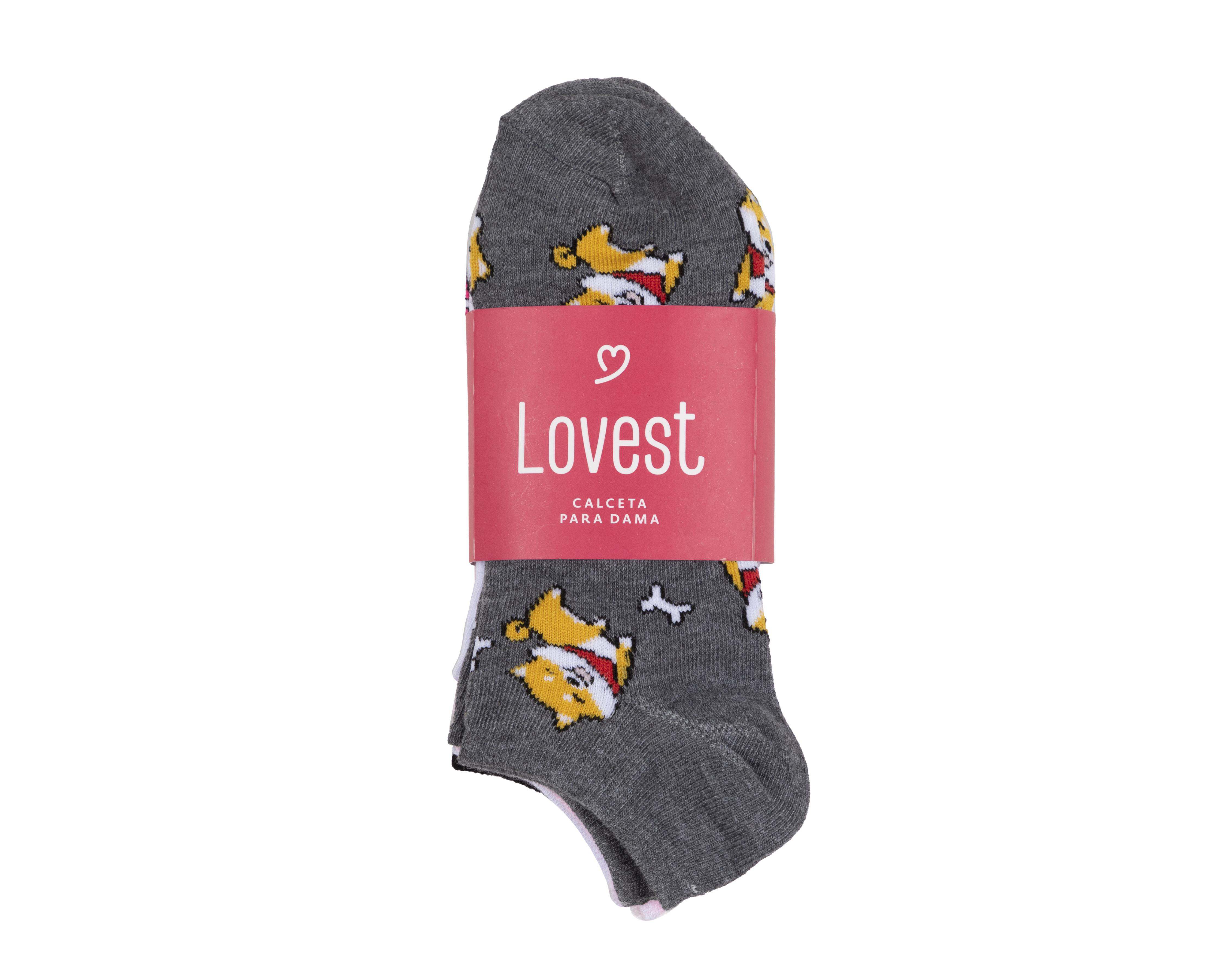 Foto 3 | Calcetas Tines Lovest para Mujer 6 Pares
