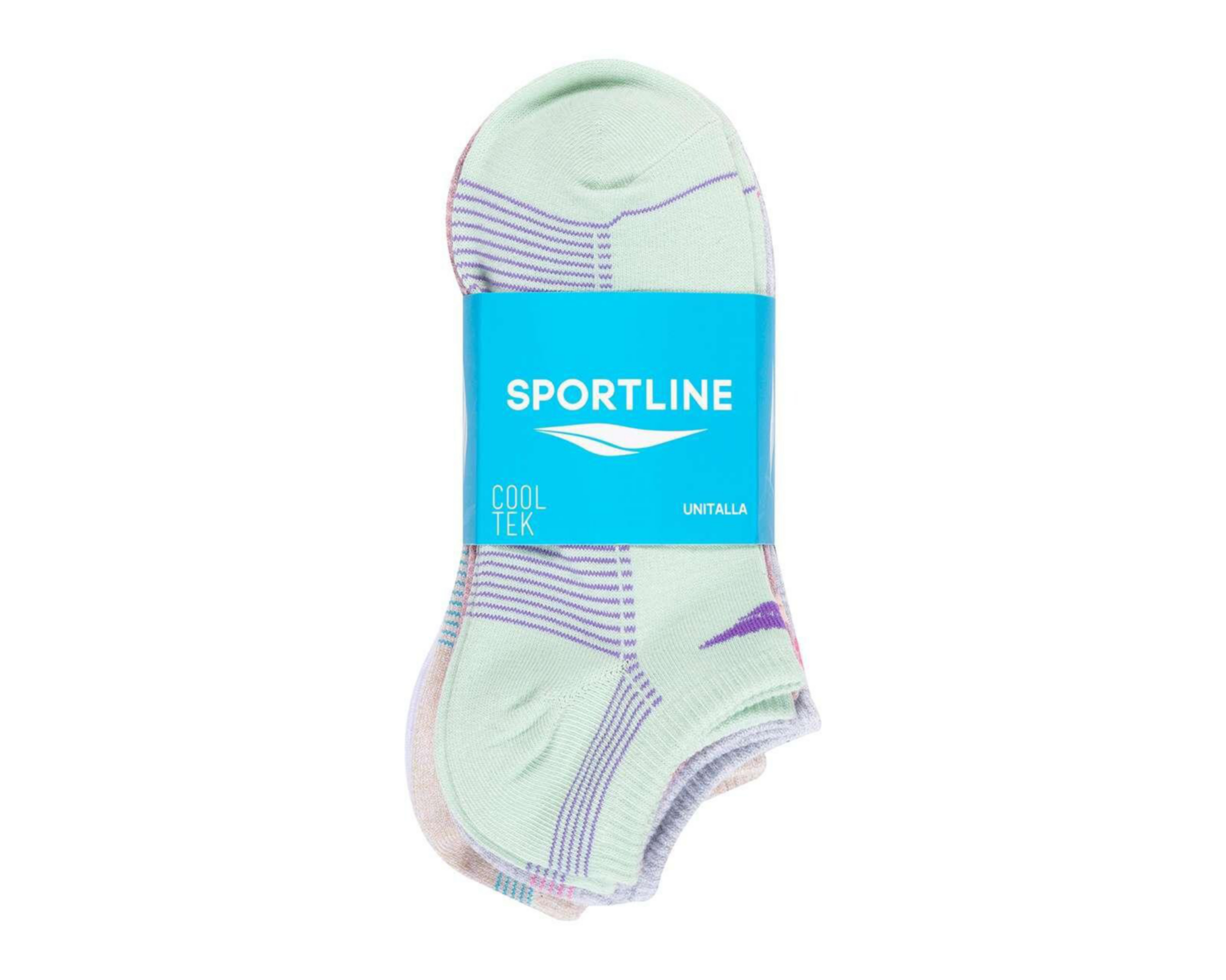 Foto 3 | Calcetas Deportivas Sportline 6 Pares