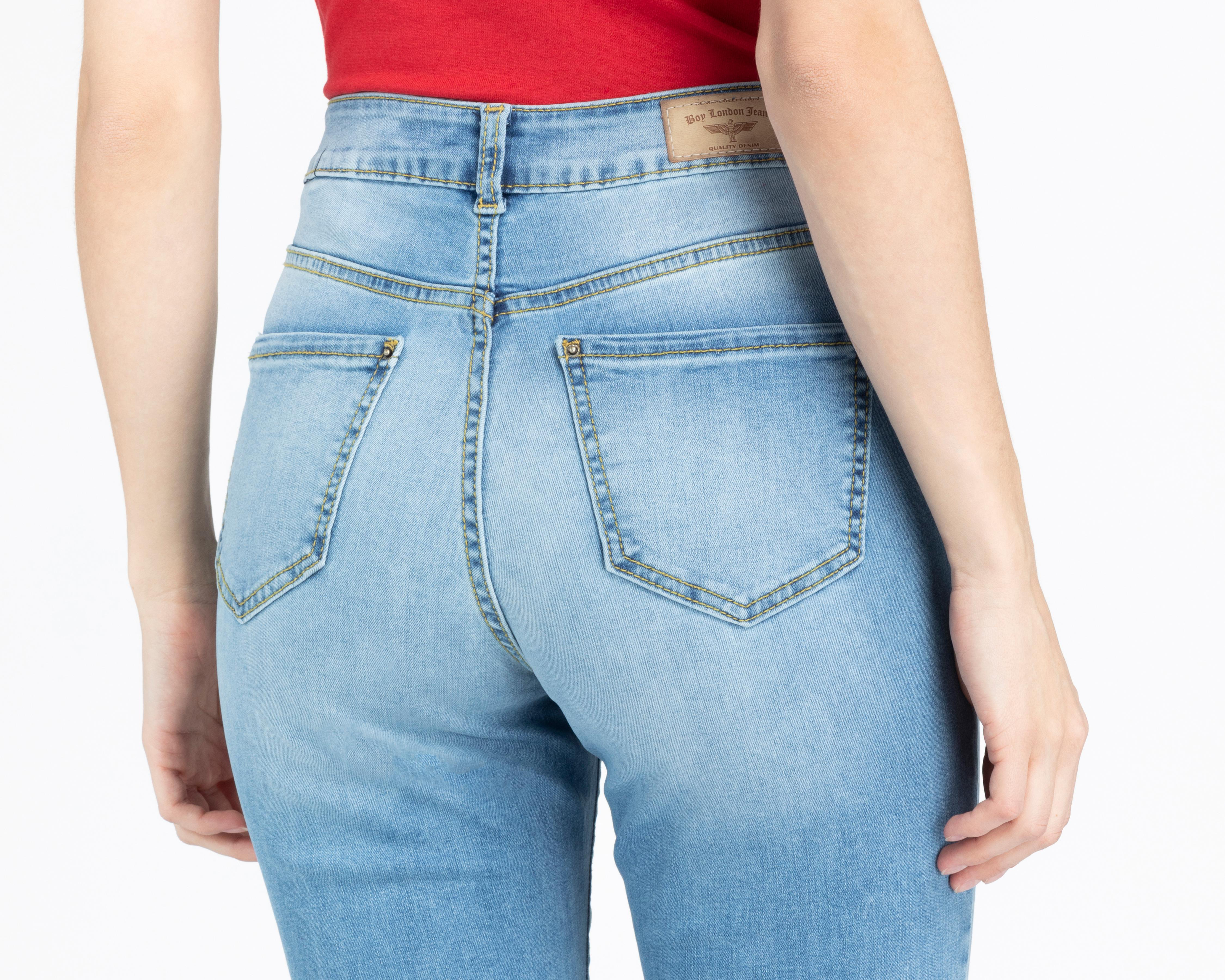 Foto 6 pulgar | Jeans Flare Boy London para Mujer