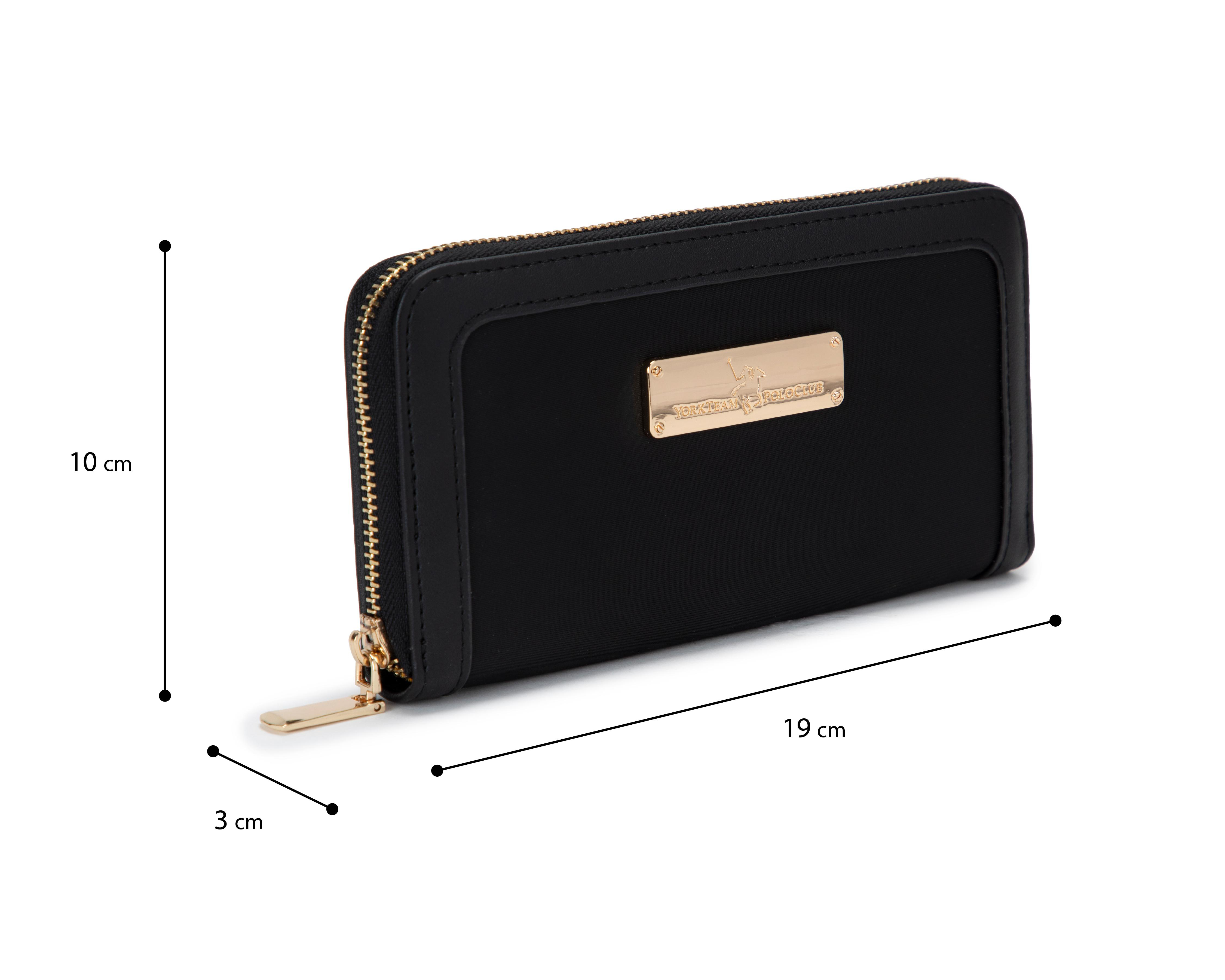 Foto 7 pulgar | Cartera para Mujer York Team Polo Club Negra