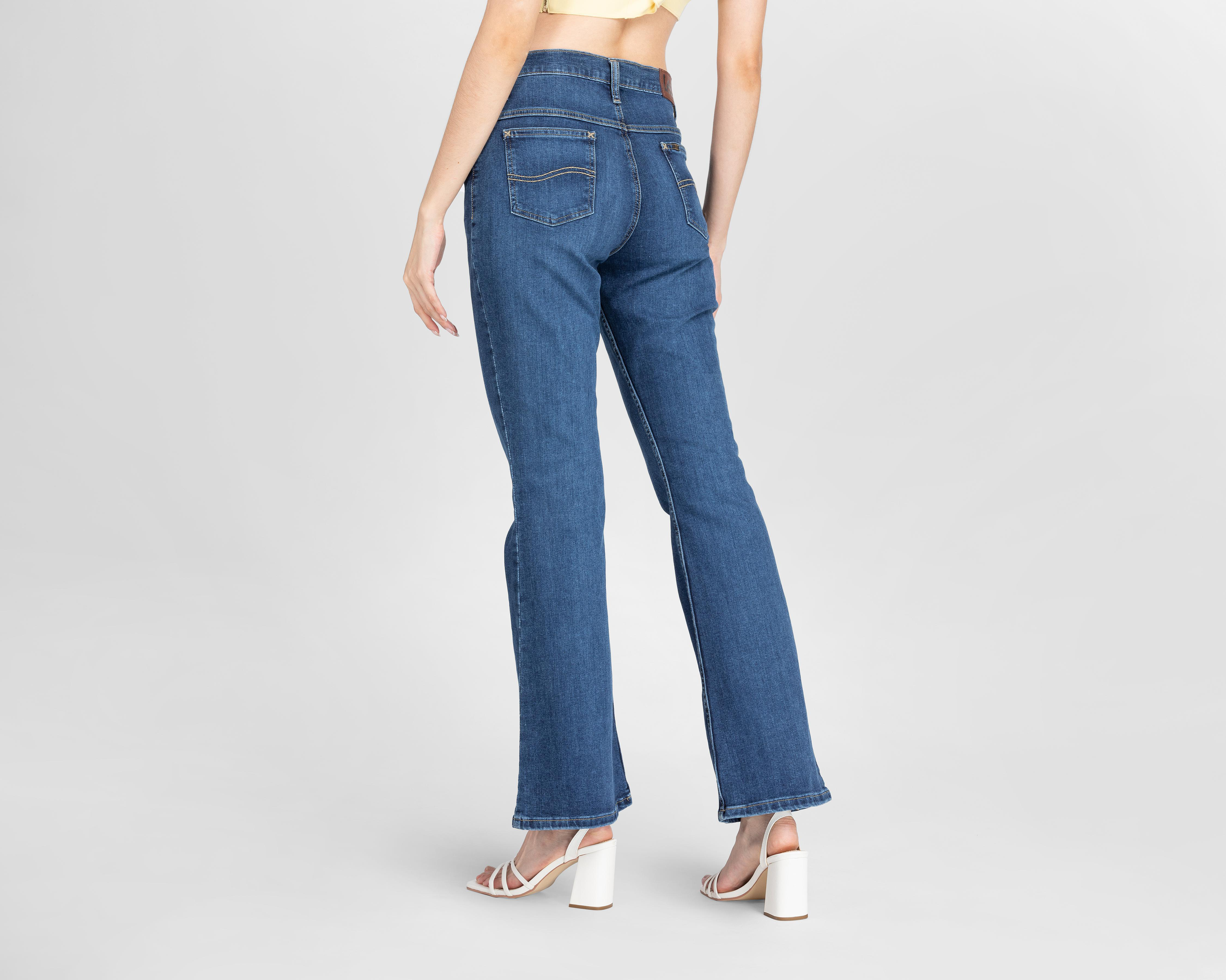 Foto 4 pulgar | Jeans Flare Lee para Mujer