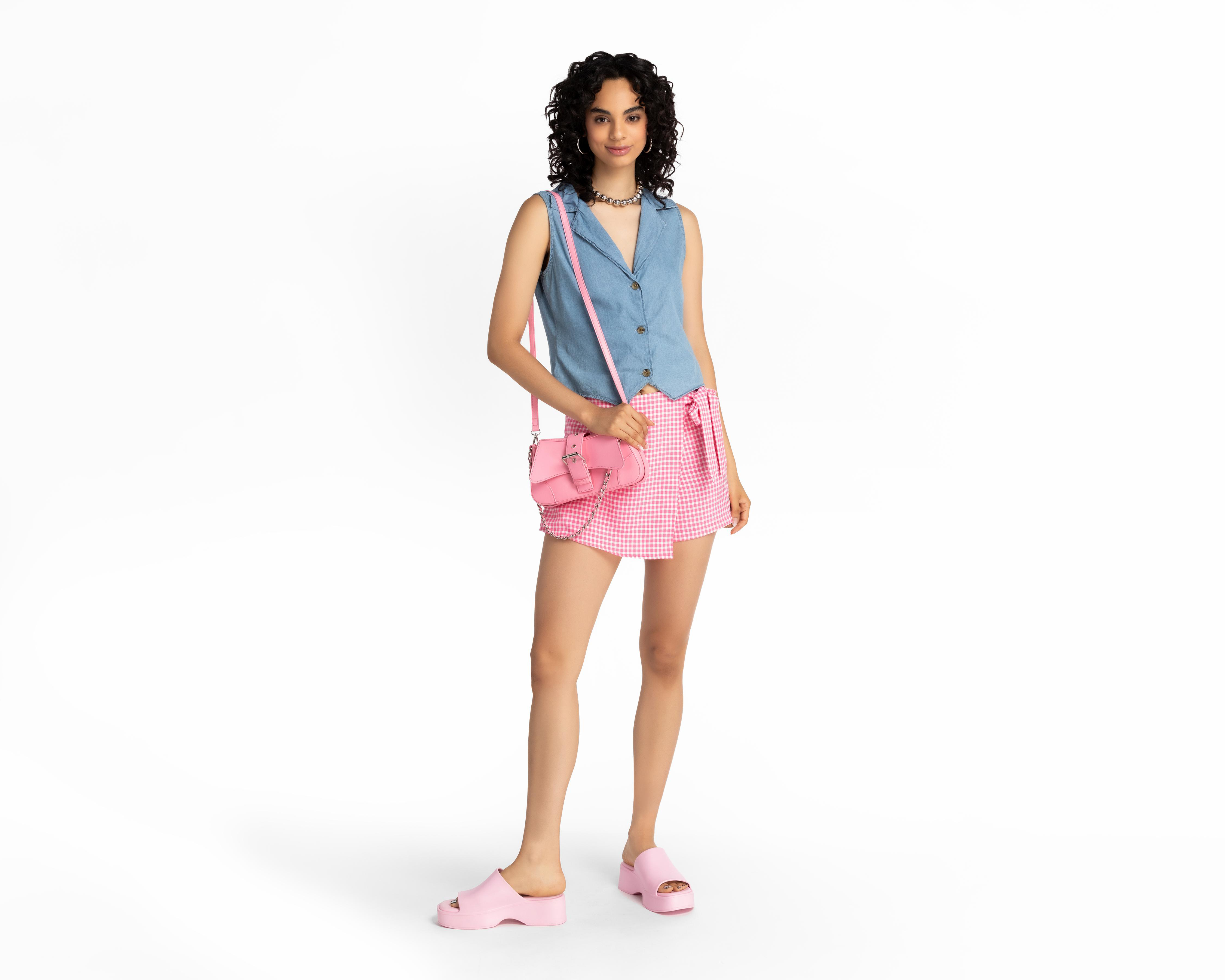 Foto 2 | Blusa Refill sin Mangas con Botones