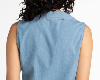 Foto 5 | Blusa Refill sin Mangas con Botones