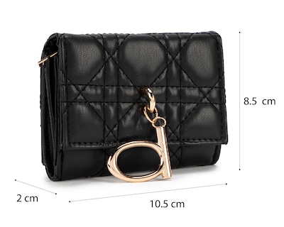Foto 6 | Monedero para Mujer Bebe Capitonado