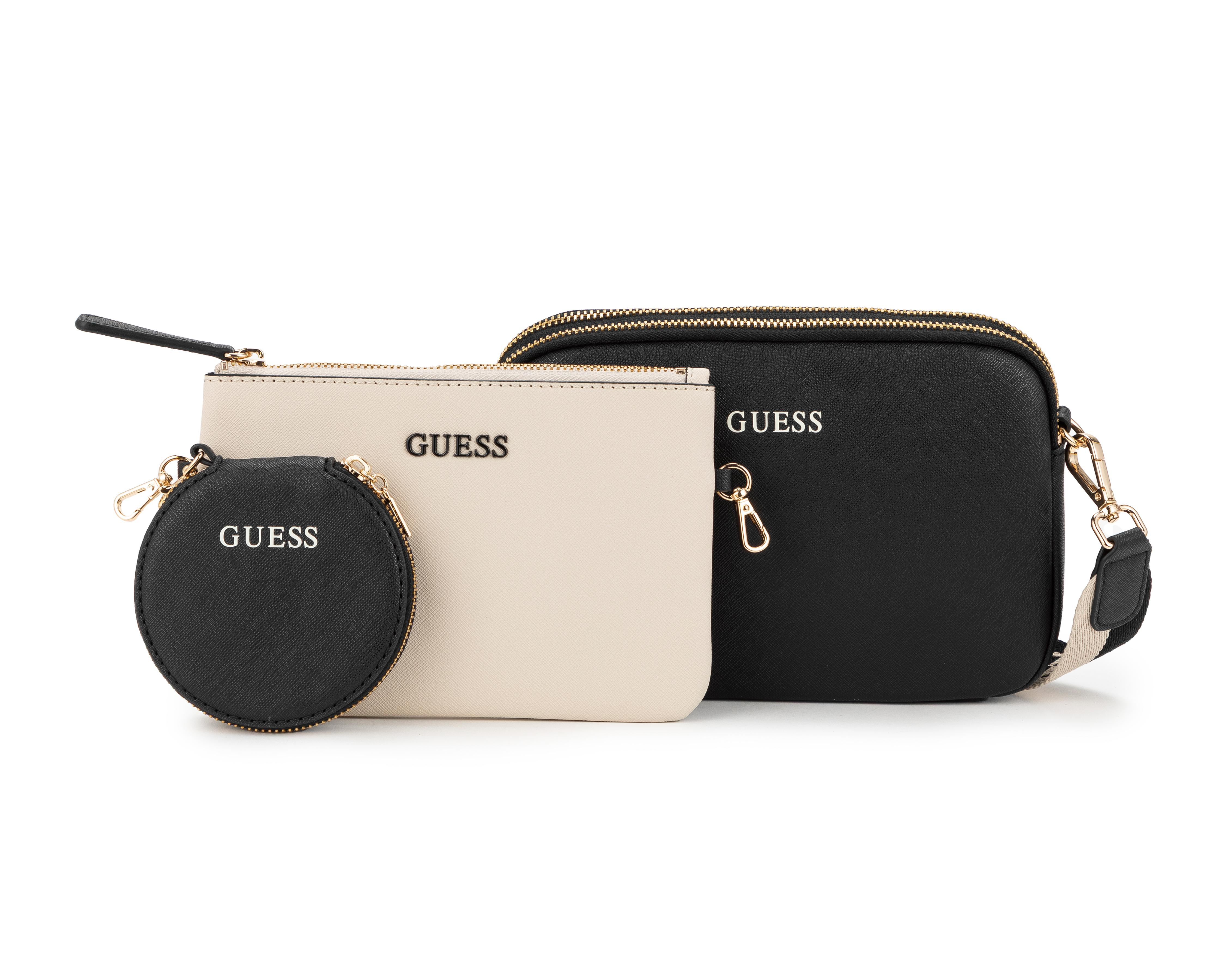 Bolsa Cruzada Guess Aengus 3 Piezas