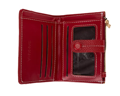 Foto 4 | Monedero para Mujer Sahara Rojo