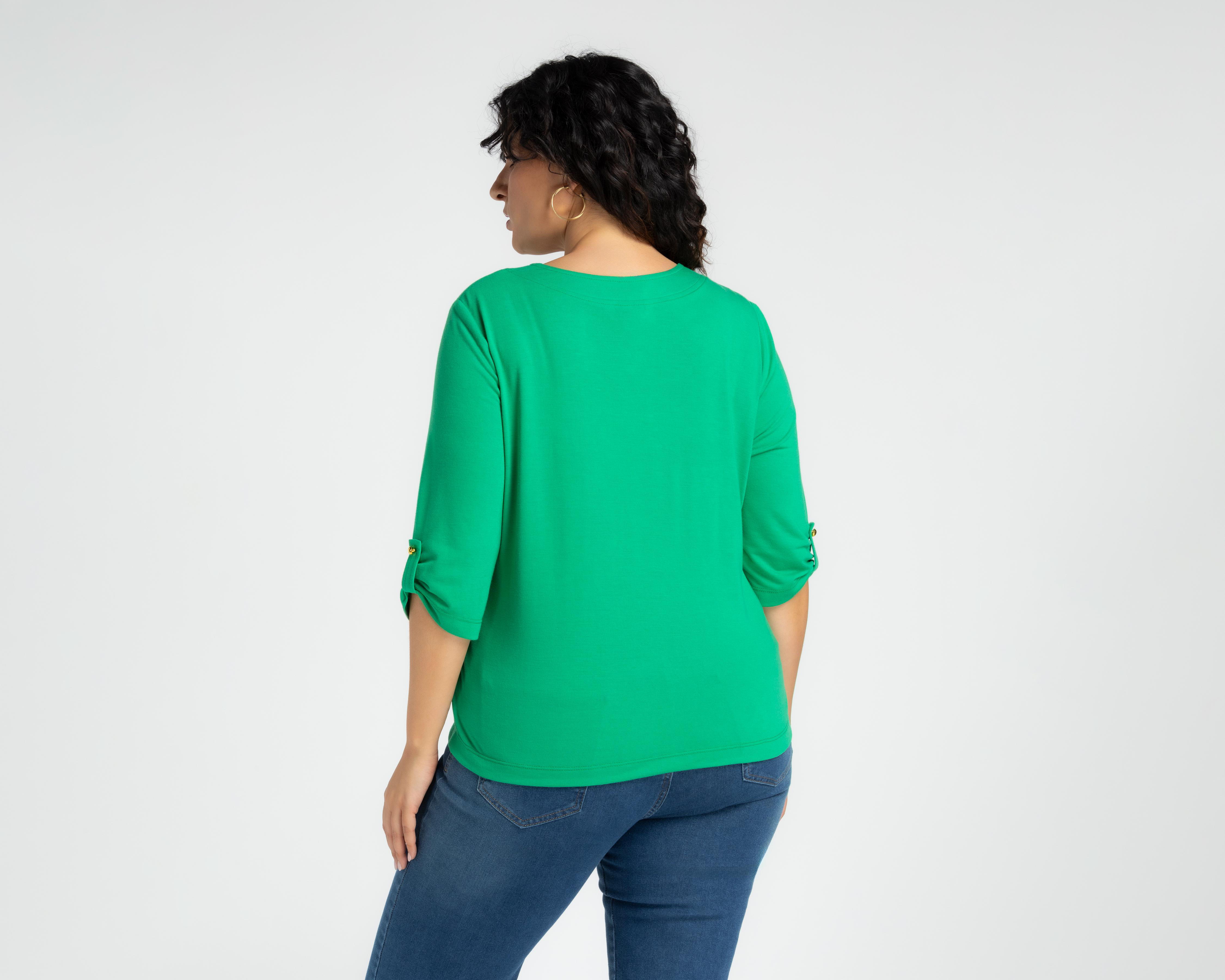Foto 4 pulgar | Blusa Lady Sun Verde para Mujer
