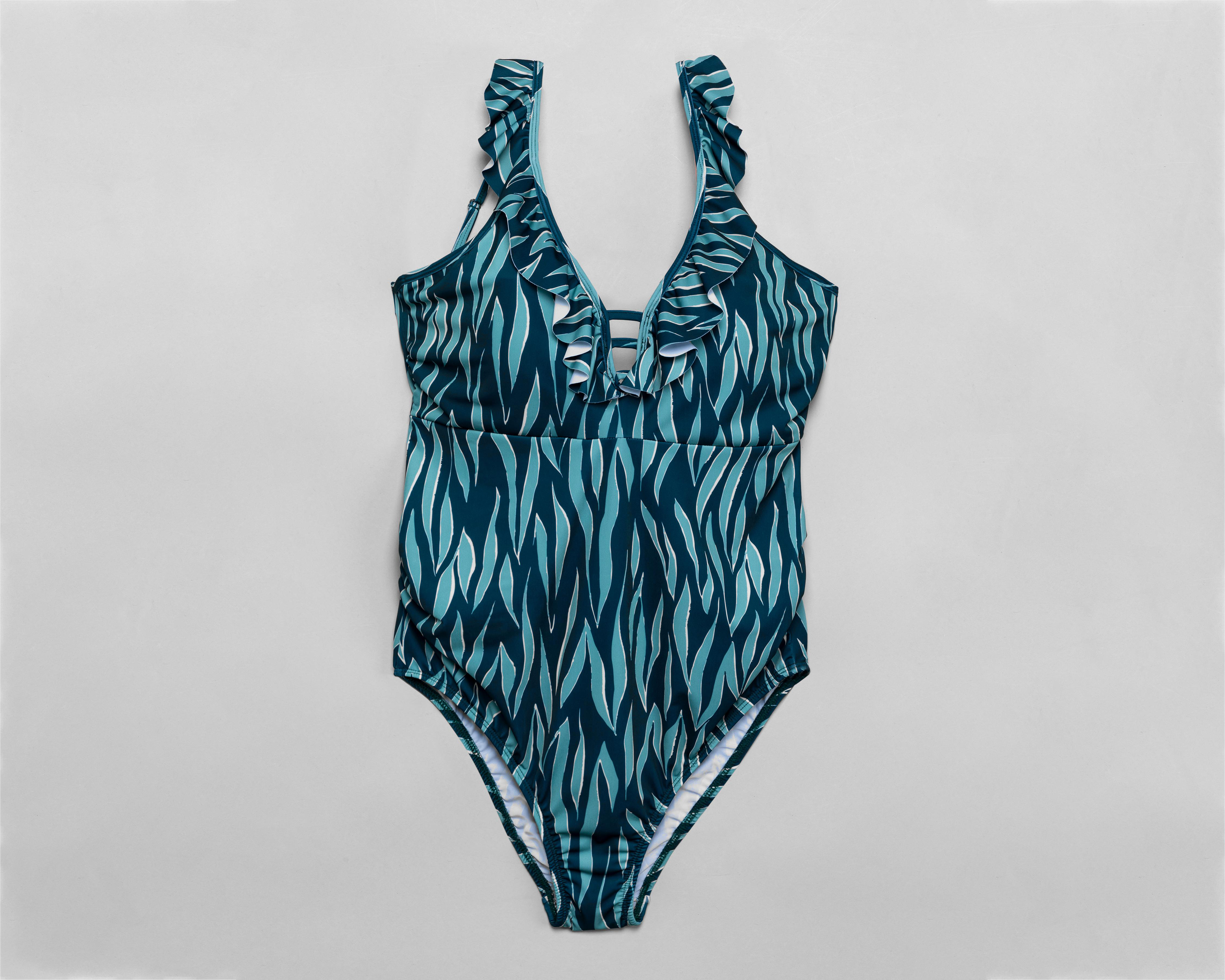 Traje de Baño de Maternidad Mamá Bella Estampado