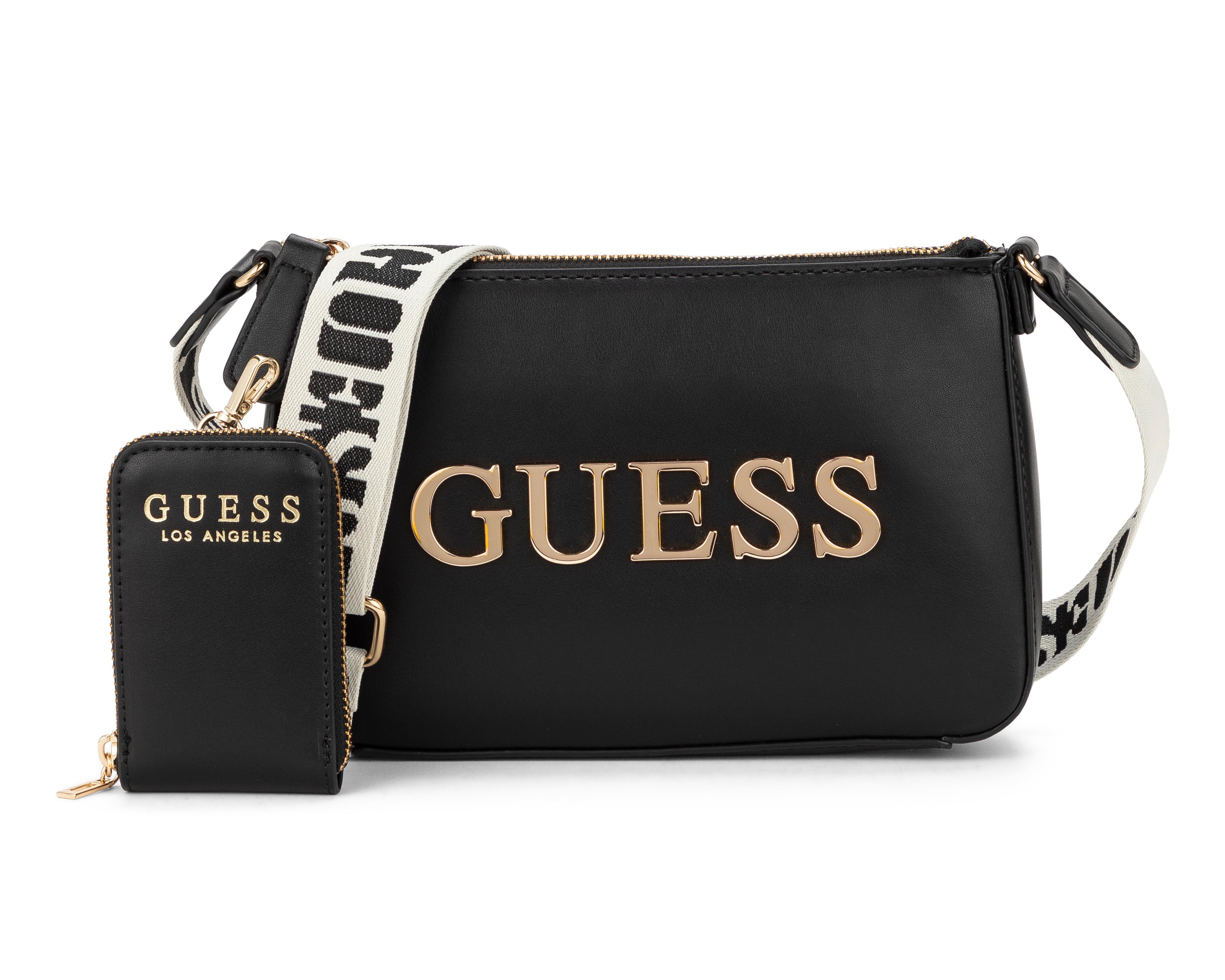 Foto 2 pulgar | Bolsa Cruzada Guess Caracara con Monedero
