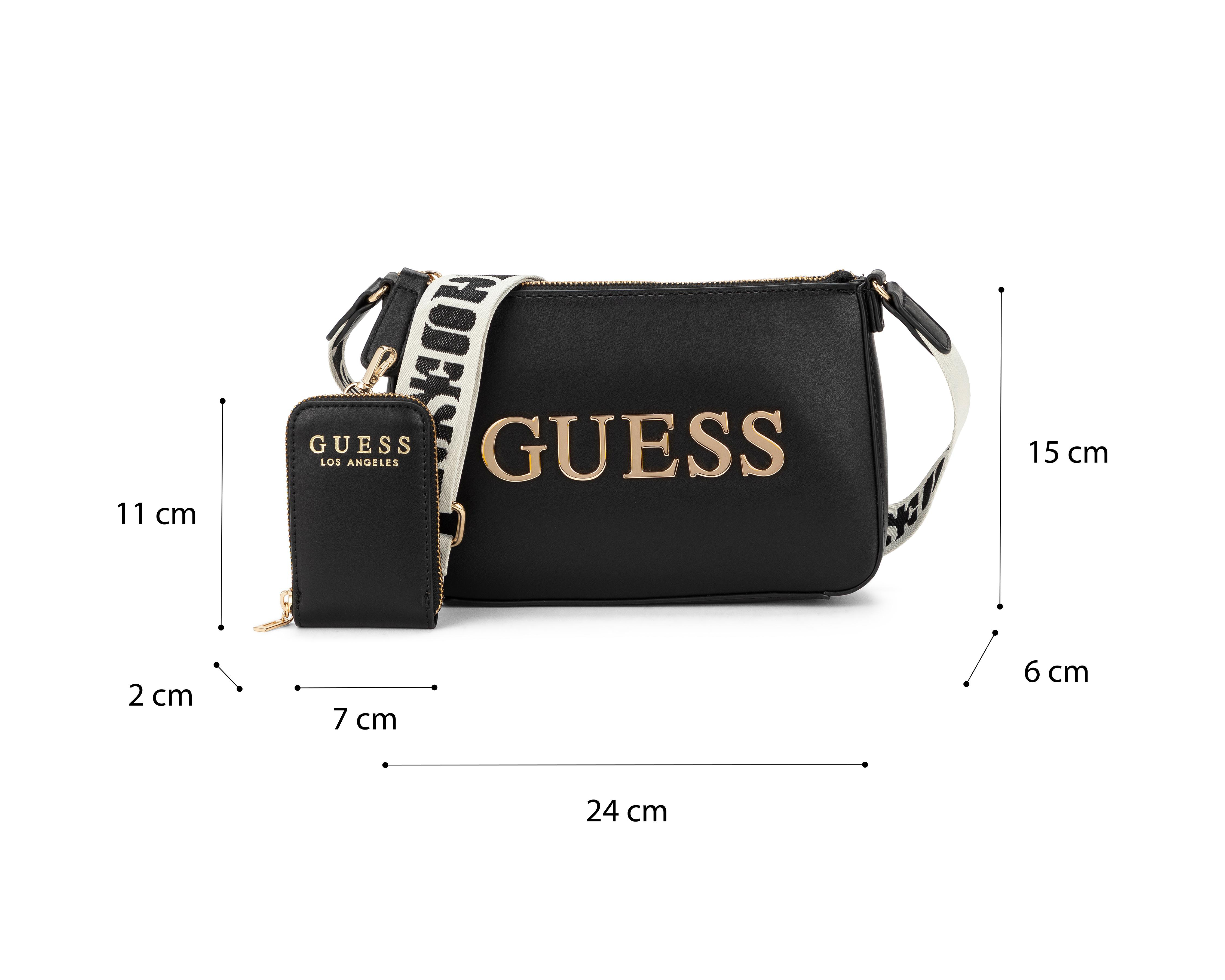 Foto 7 pulgar | Bolsa Cruzada Guess Caracara con Monedero