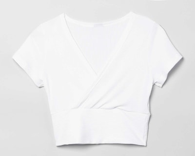 Foto 5 | Playera Jennifer Lopez Blanca con Cuello V