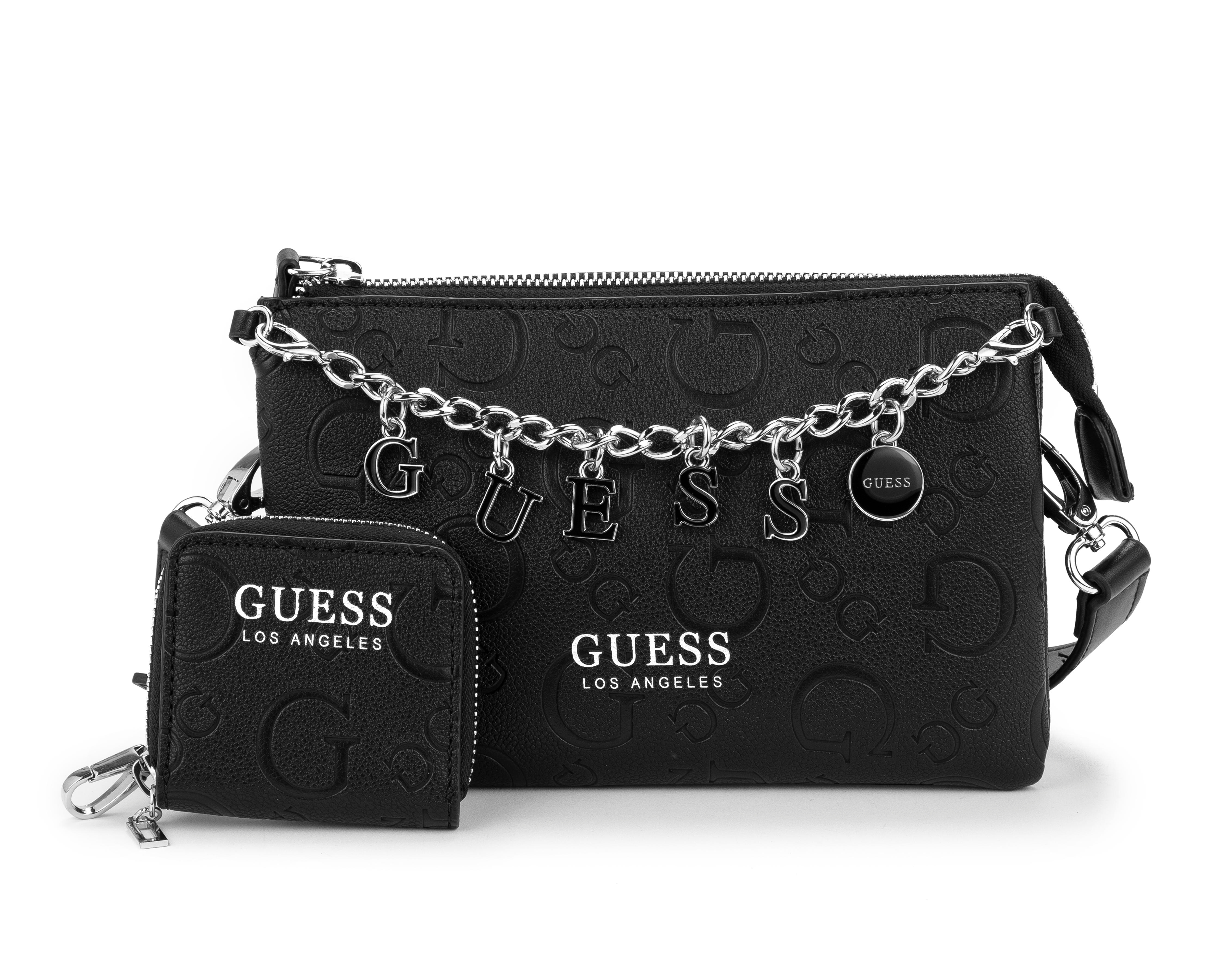 Foto 2 pulgar | Bolsa Cruzada Guess Amarantha con Monedero