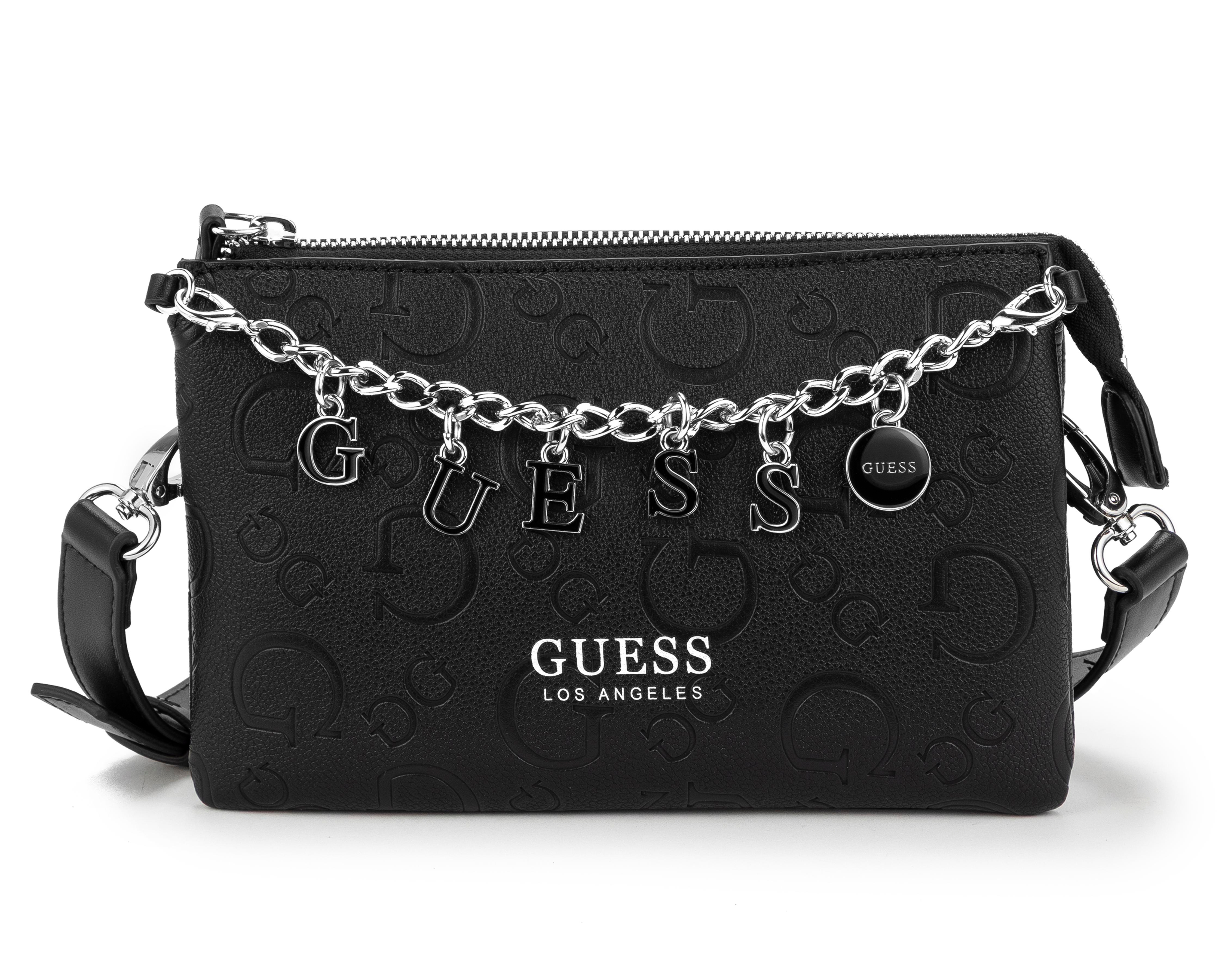 Foto 3 pulgar | Bolsa Cruzada Guess Amarantha con Monedero