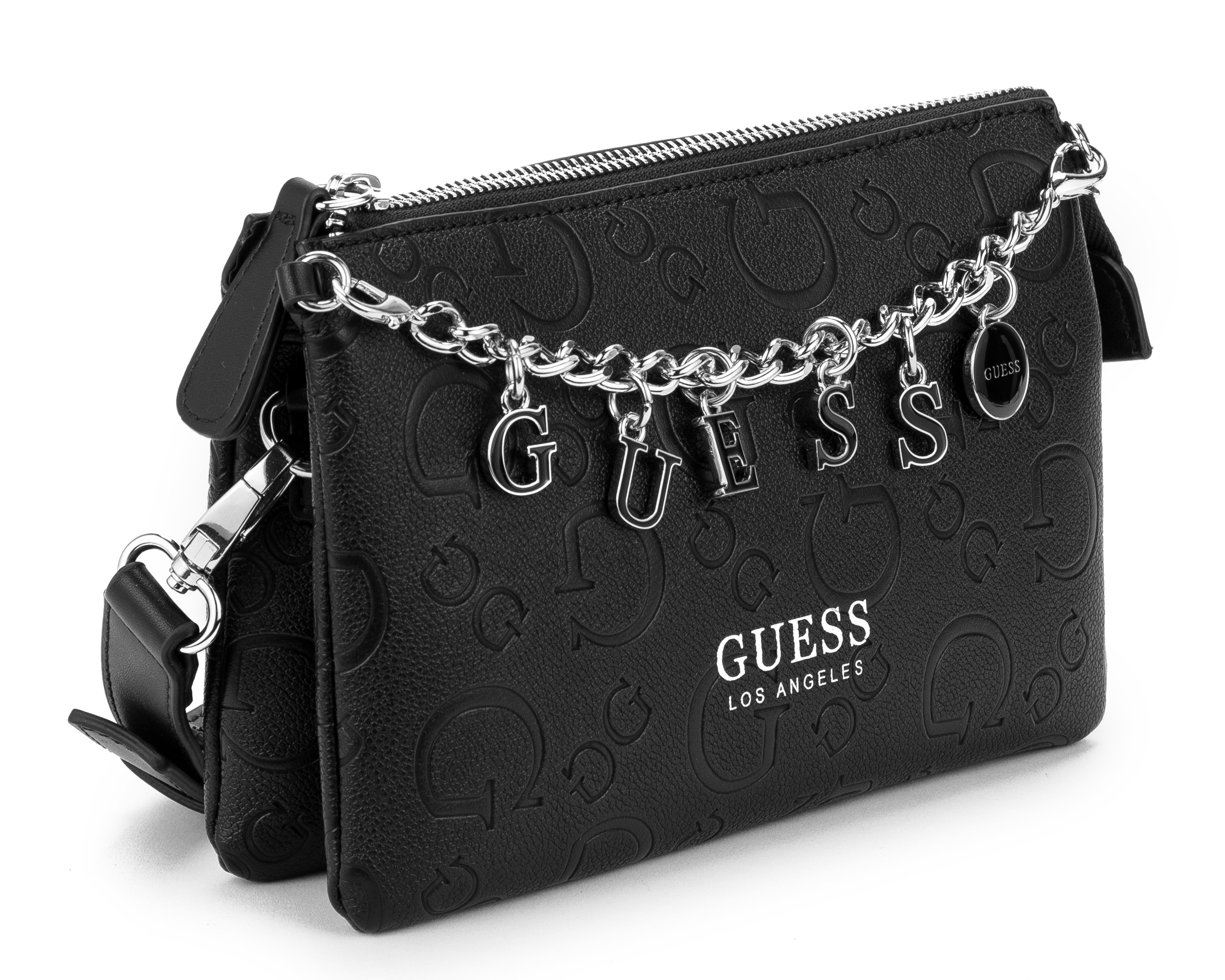 Foto 4 pulgar | Bolsa Cruzada Guess Amarantha con Monedero