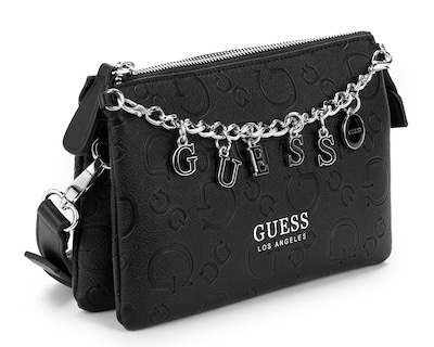 Foto 3 | Bolsa Cruzada Guess Amarantha con Monedero