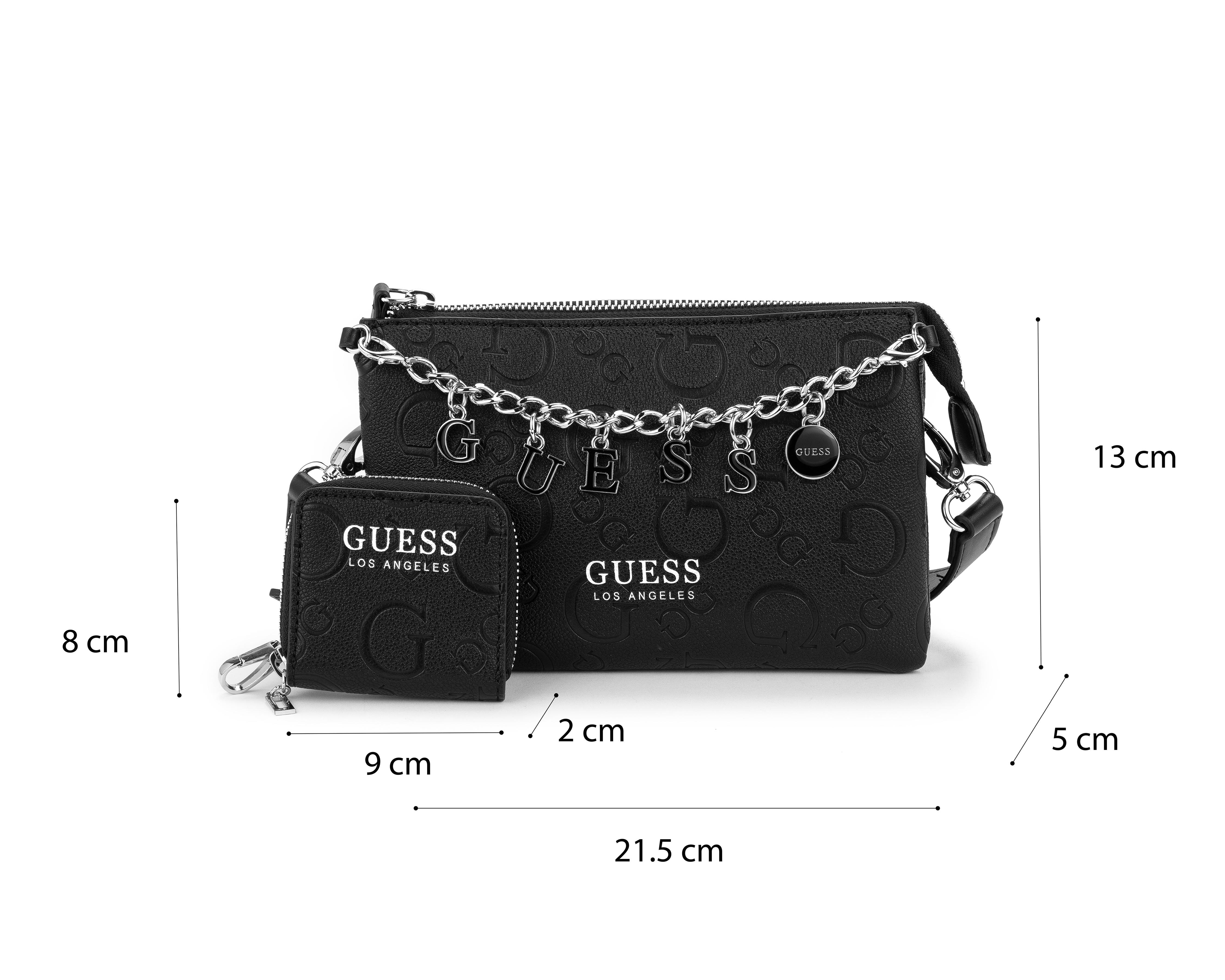 Foto 6 | Bolsa Cruzada Guess Amarantha con Monedero