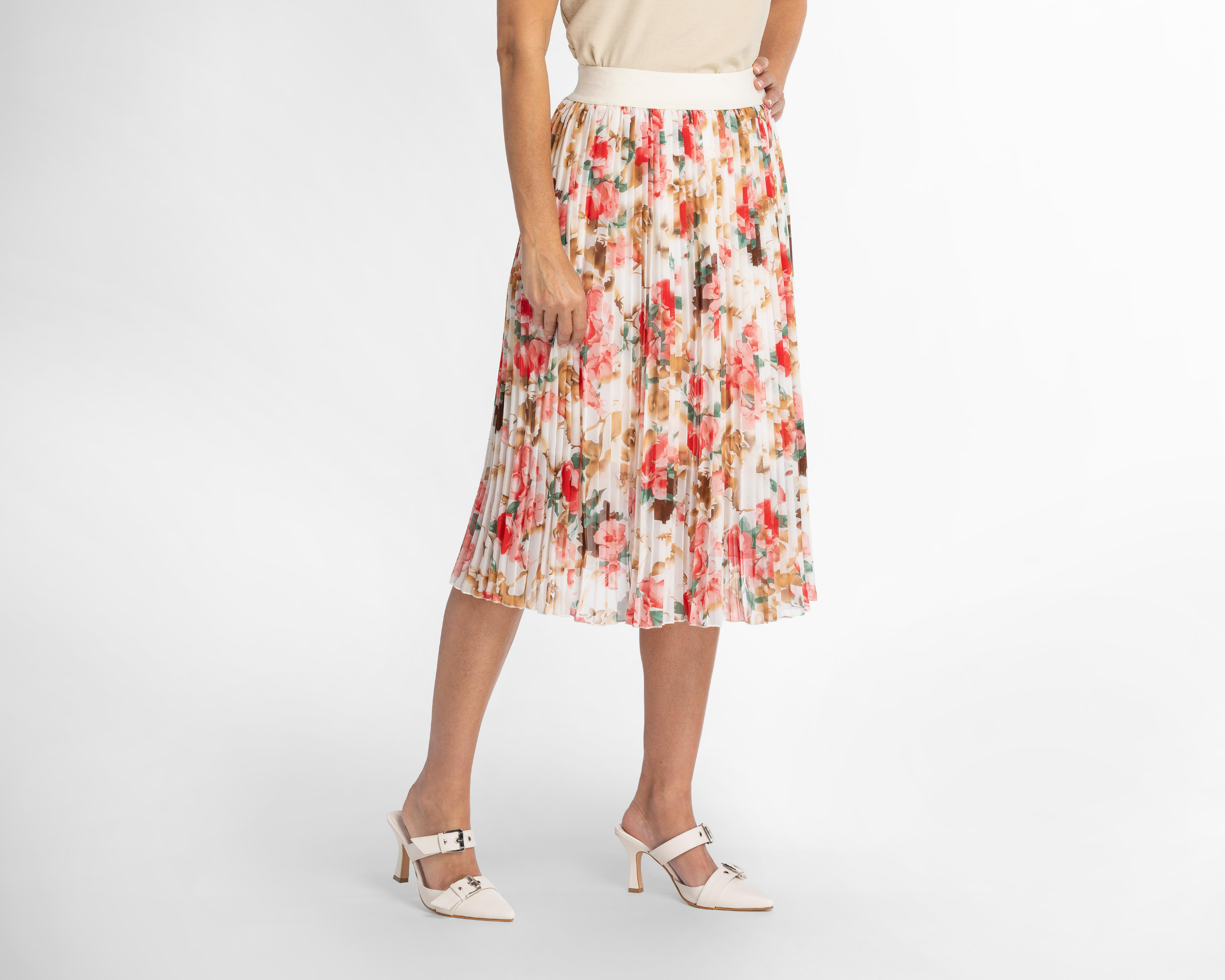 Foto 2 pulgar | Falda Larga Sahara Estampado Floral