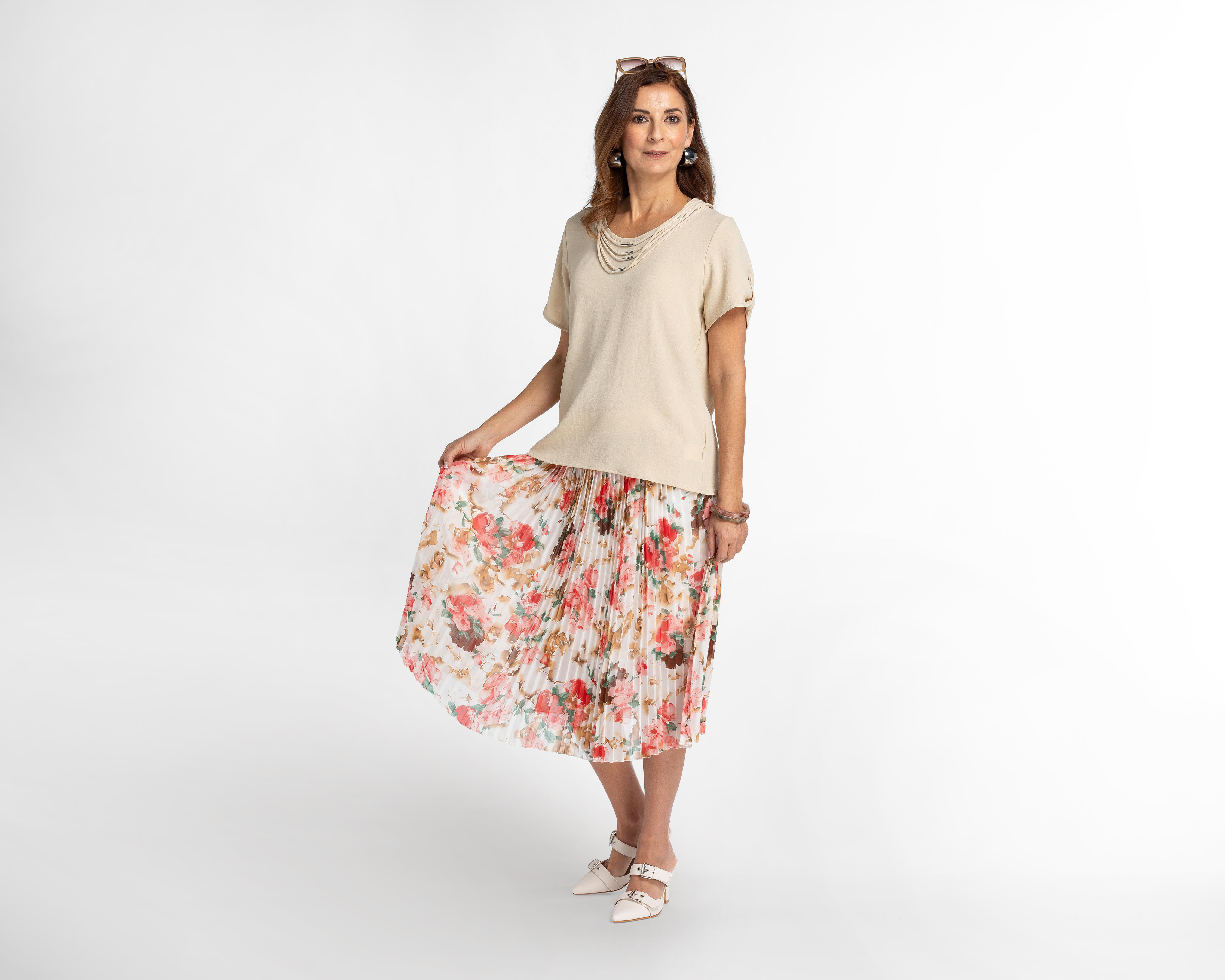 Foto 3 pulgar | Falda Larga Sahara Estampado Floral