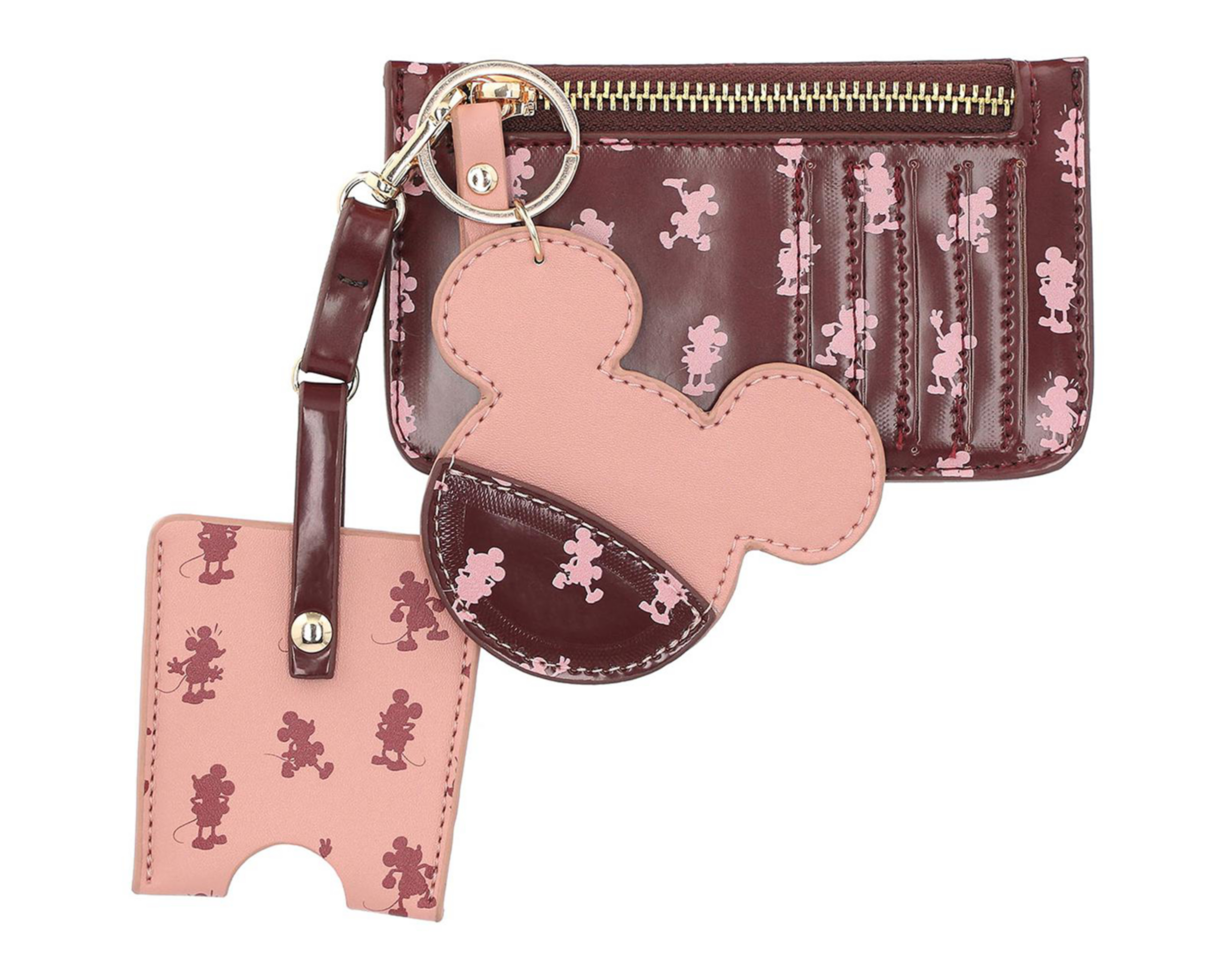Foto 4 pulgar | Tarjetero y Colgante W Capsule Disney Mickey Mouse 3 Piezas