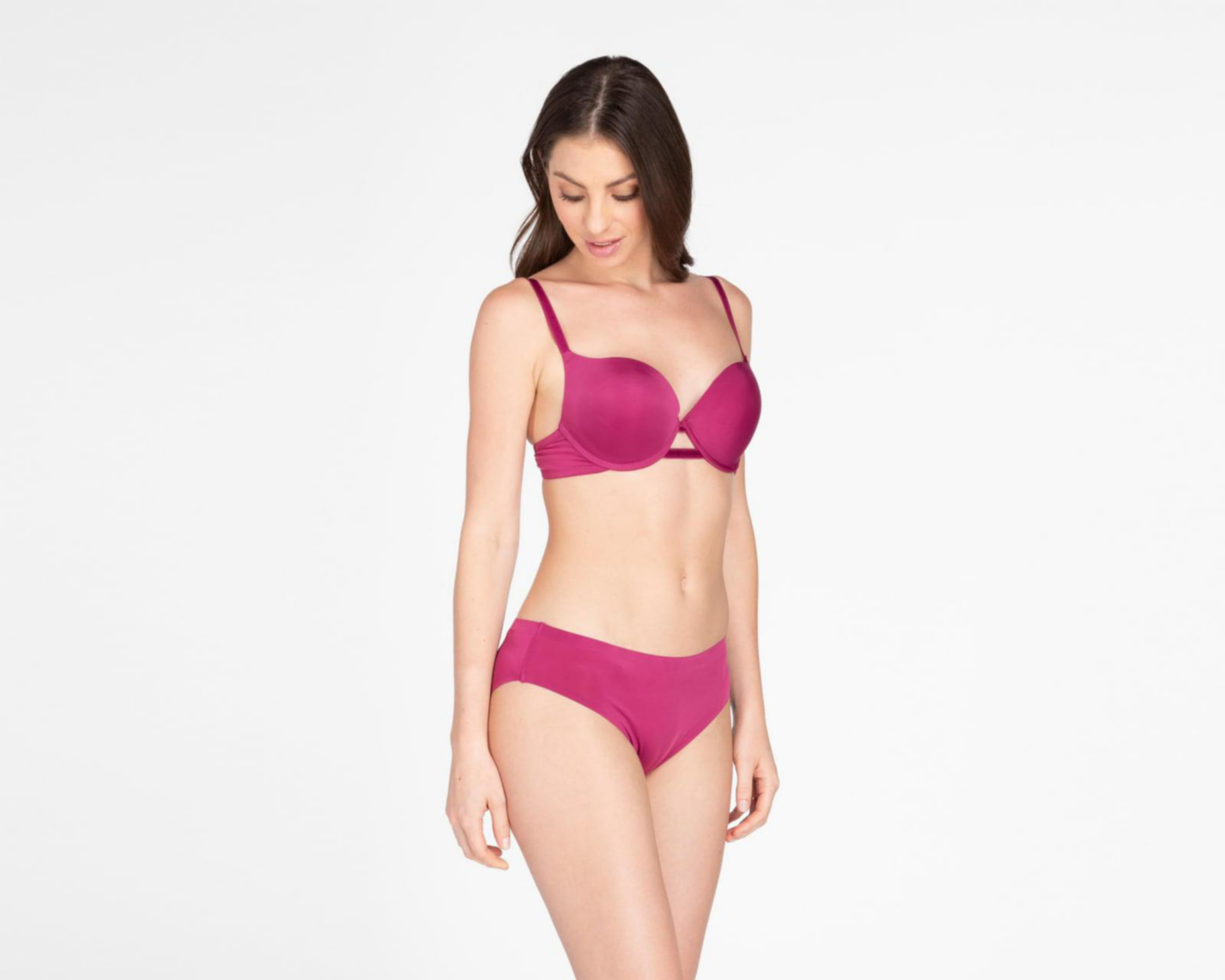 Foto 1 | Coordinado de Microfibra Carnival Copa Completa para Mujer 2 Pack